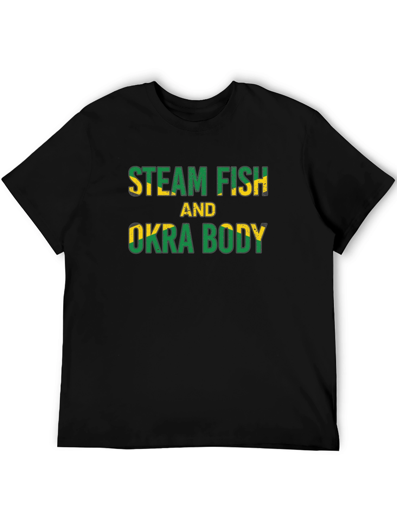 Steam Fish and Okra Body Graphic Tee