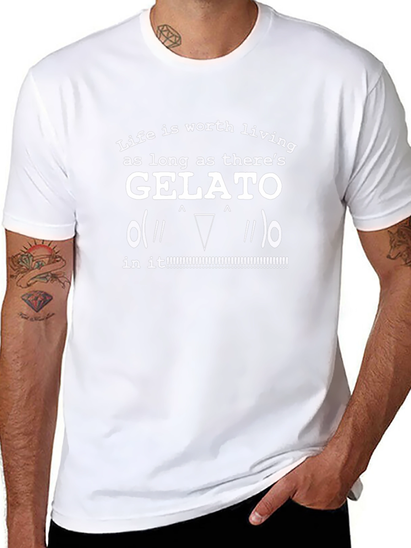 Gelato Lovers T-Shirt - Foodie Humor Tee