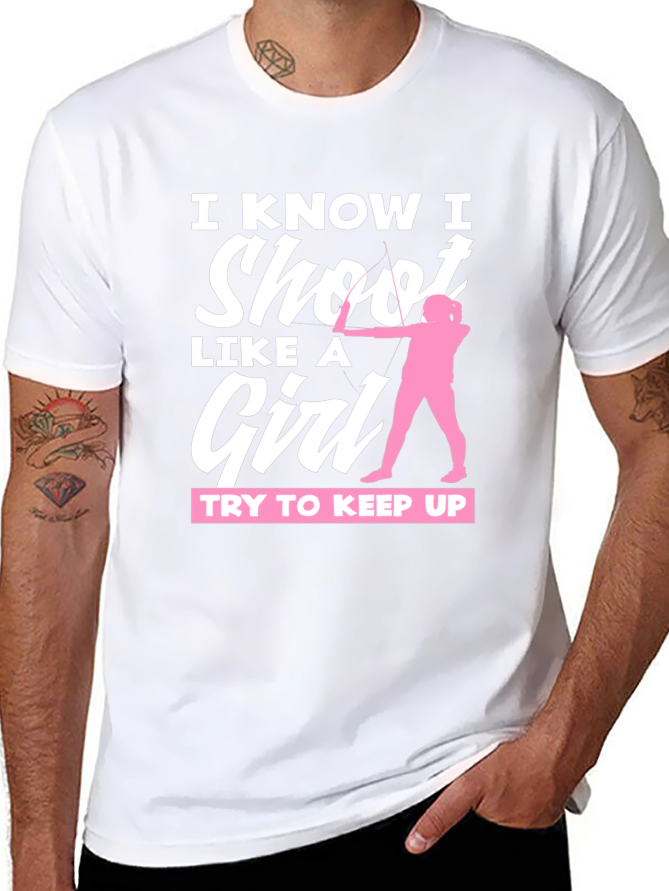 I Know I Shoot Like A Girl T-Shirt