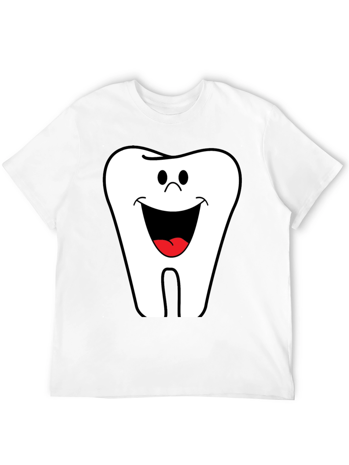 Funny Tooth Graphic Tee - Black