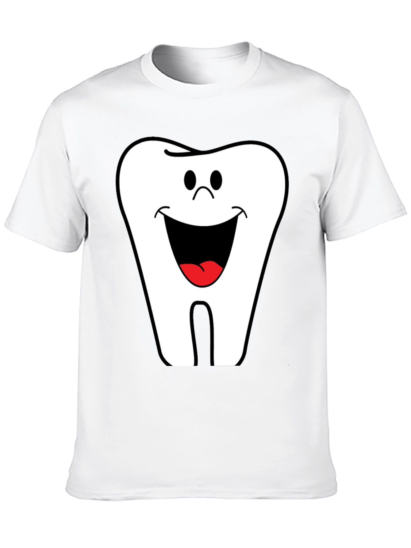 Funny Tooth Graphic Tee - Black