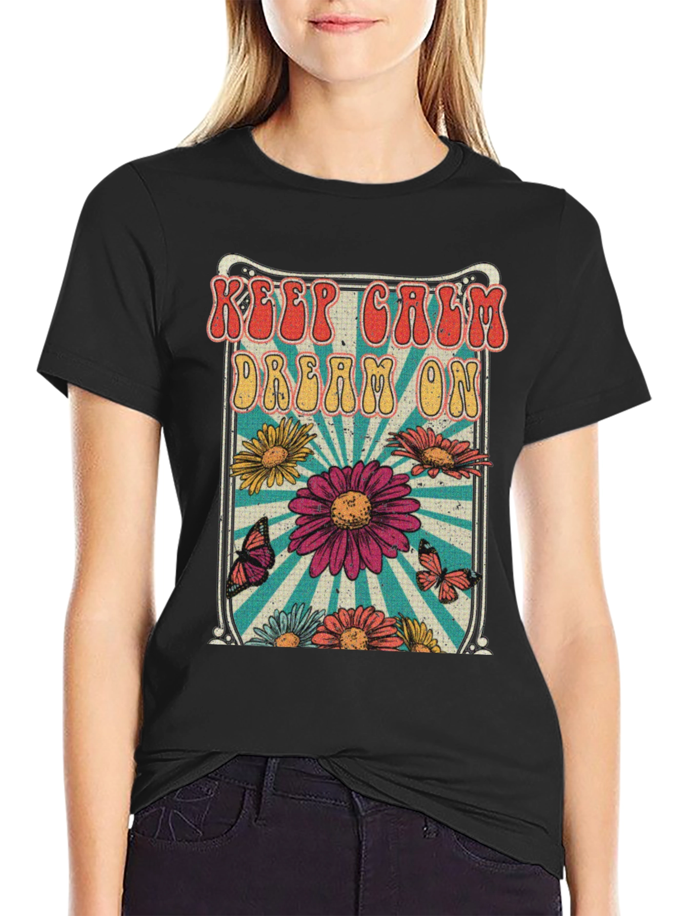 Keep Calm Dream On Graphic T-Shirt
