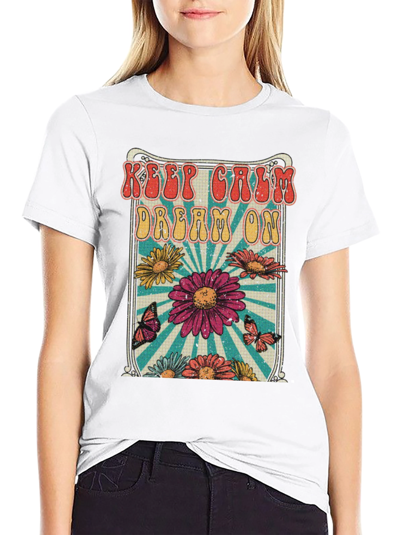 Keep Calm Dream On Graphic T-Shirt