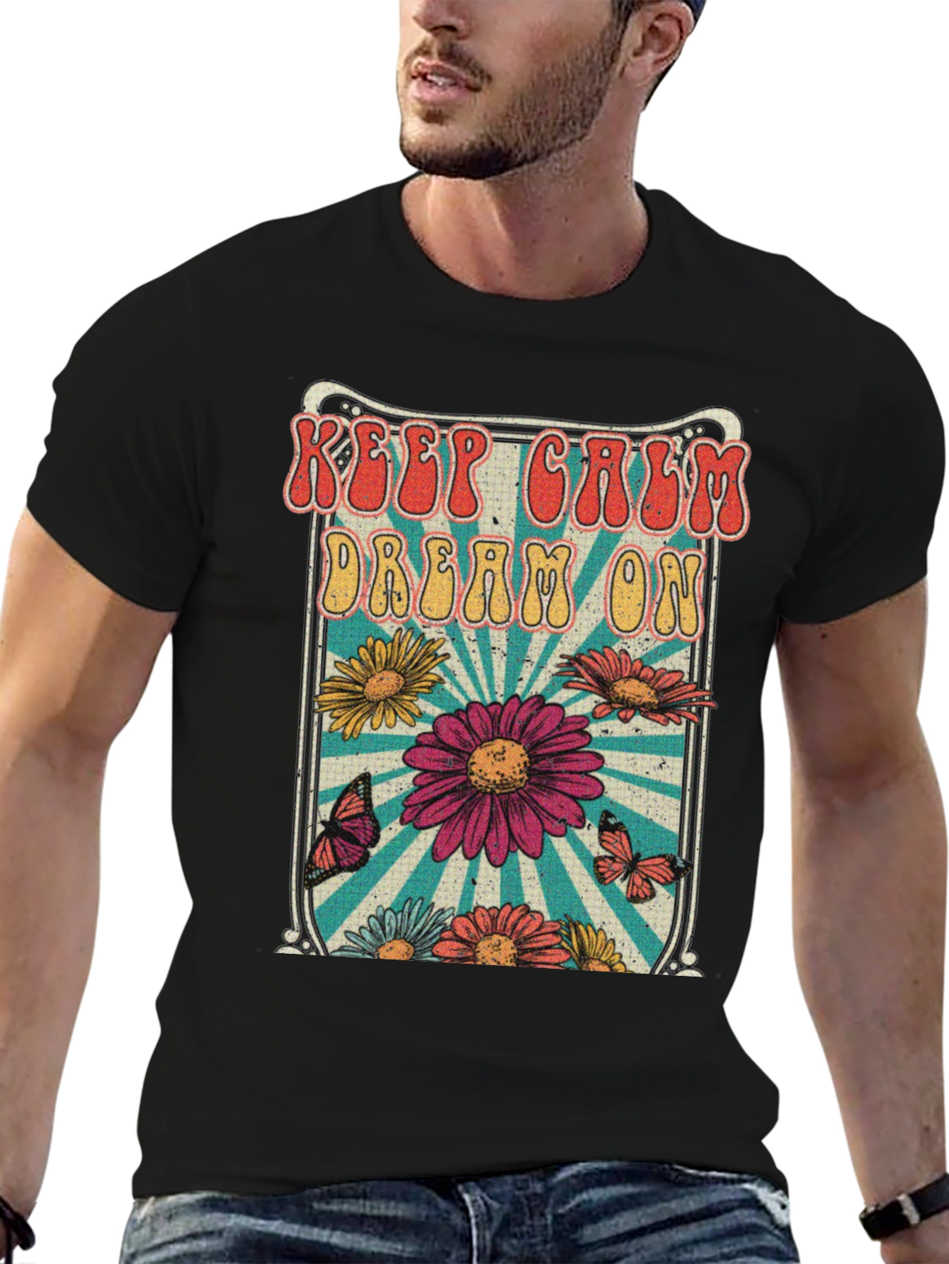 Keep Calm Dream On Graphic T-Shirt