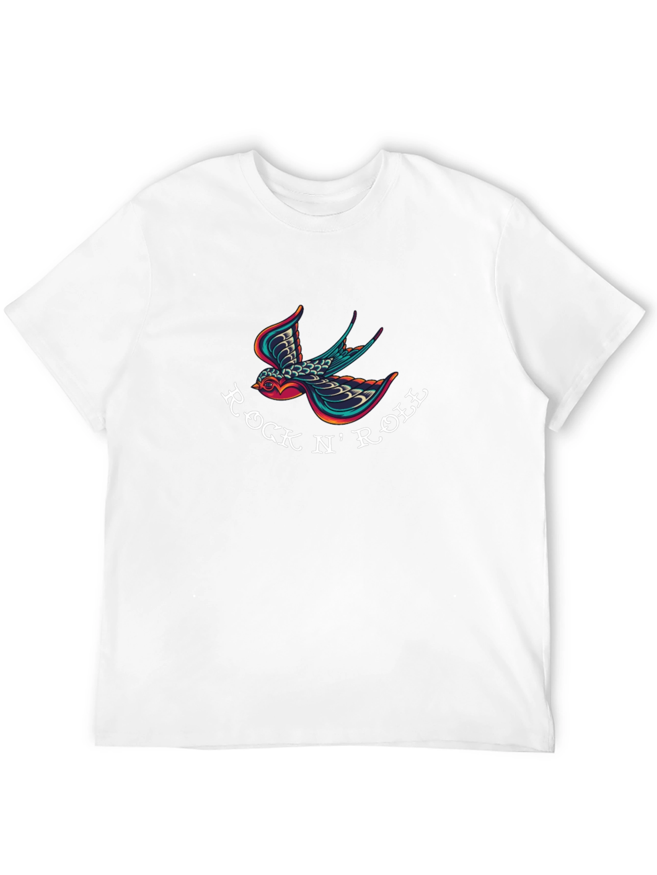 Rock N Roll Bird T-Shirt - Classic Design