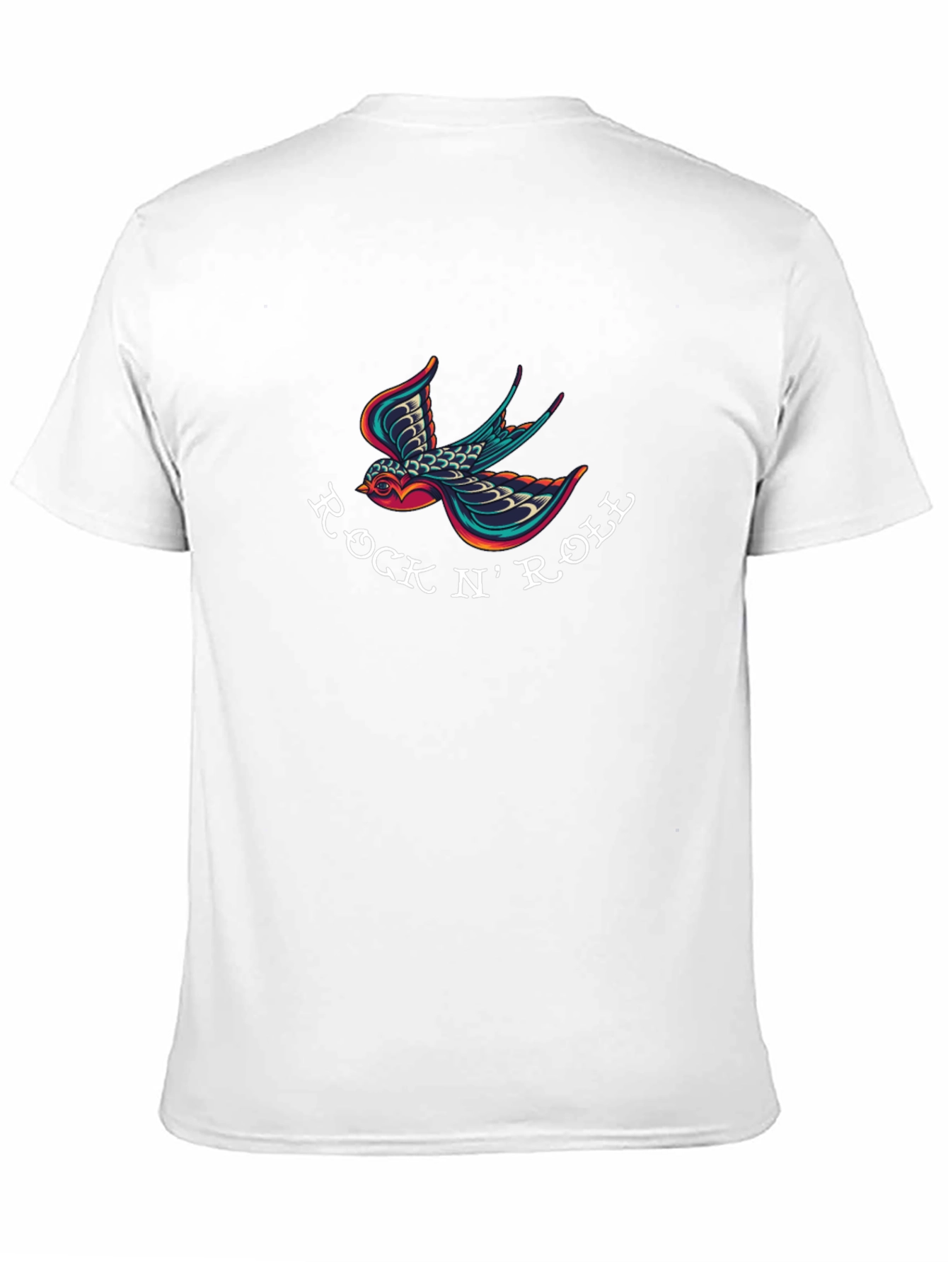 Rock N Roll Bird T-Shirt - Classic Design