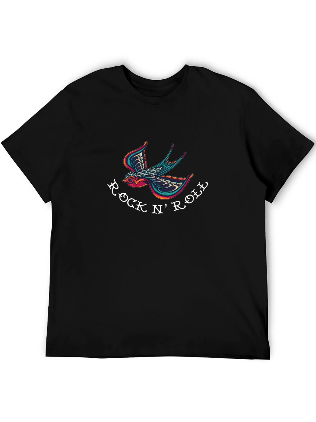 Rock N Roll Bird T-Shirt - Classic Design