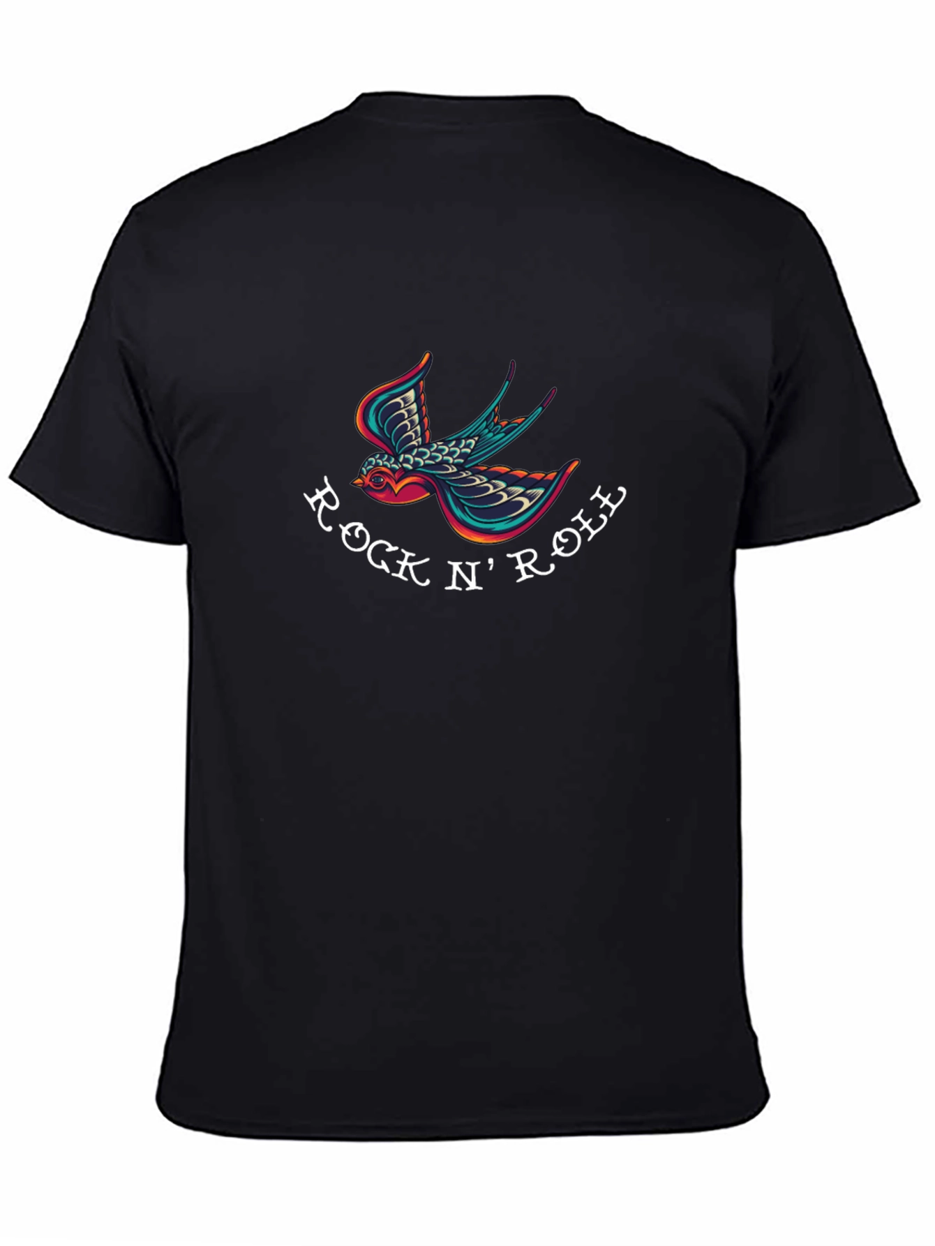 Rock N Roll Bird T-Shirt - Classic Design