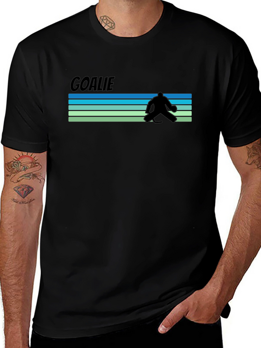 Goalie Retro T-Shirt - Hockey Fan Tee