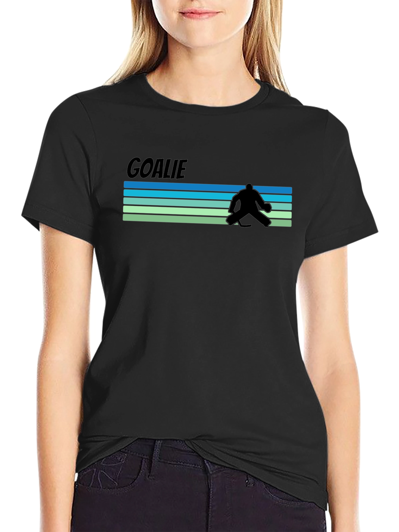 Goalie Retro T-Shirt - Hockey Fan Tee