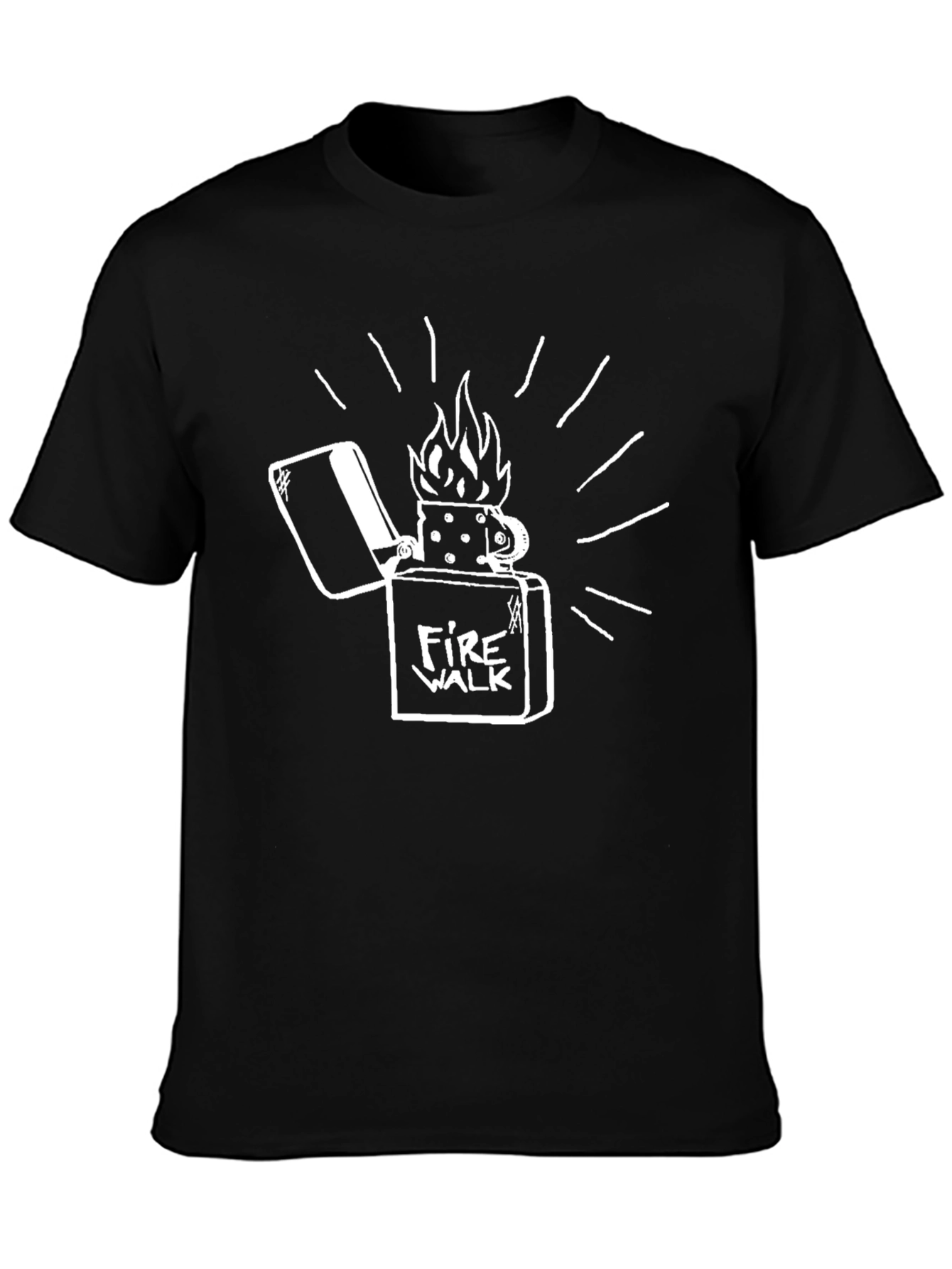Fire Walk T-Shirt - Stylish Graphic Tee