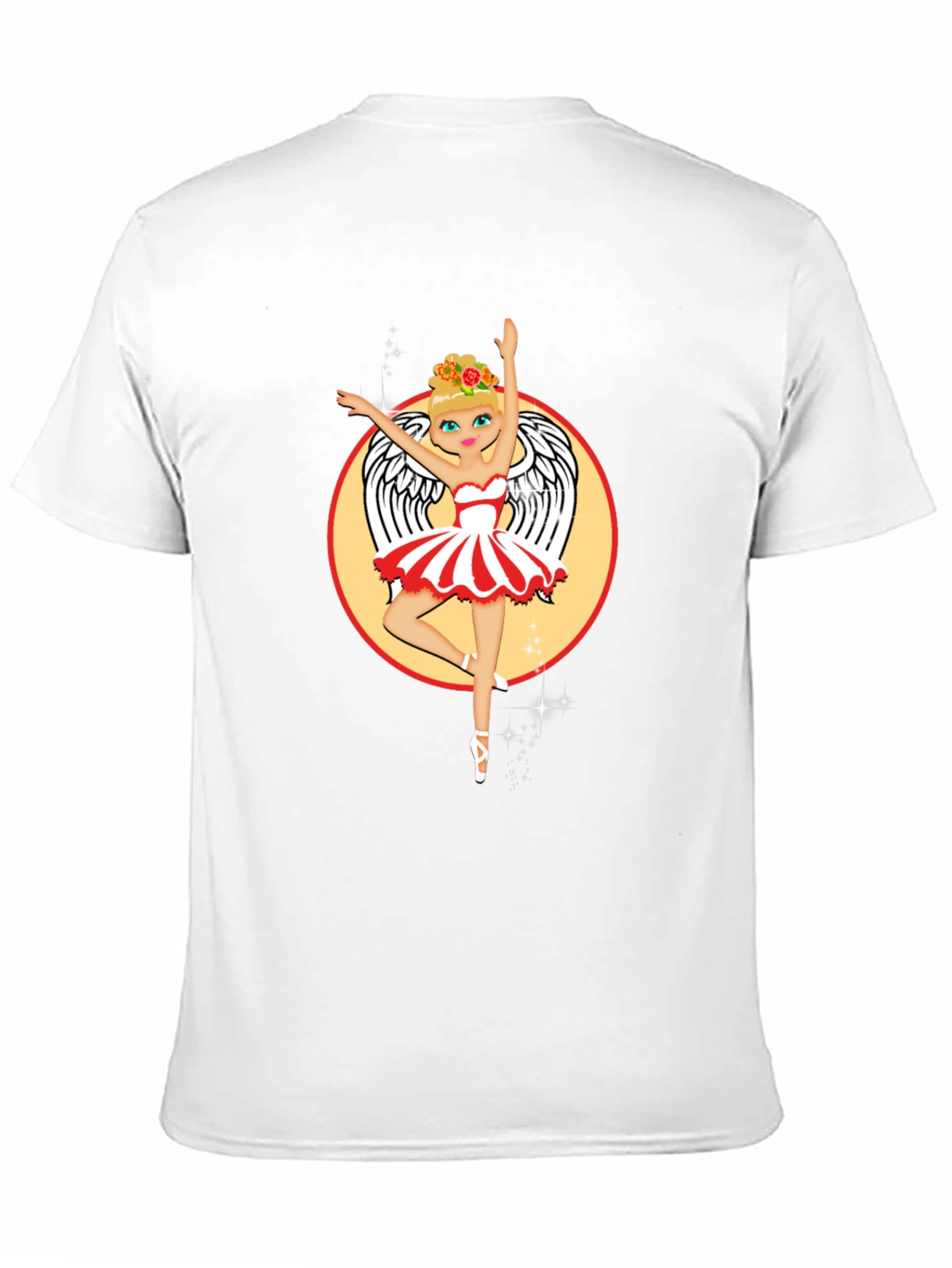 Ballerina Angel T-Shirt | Unique Graphic Tee