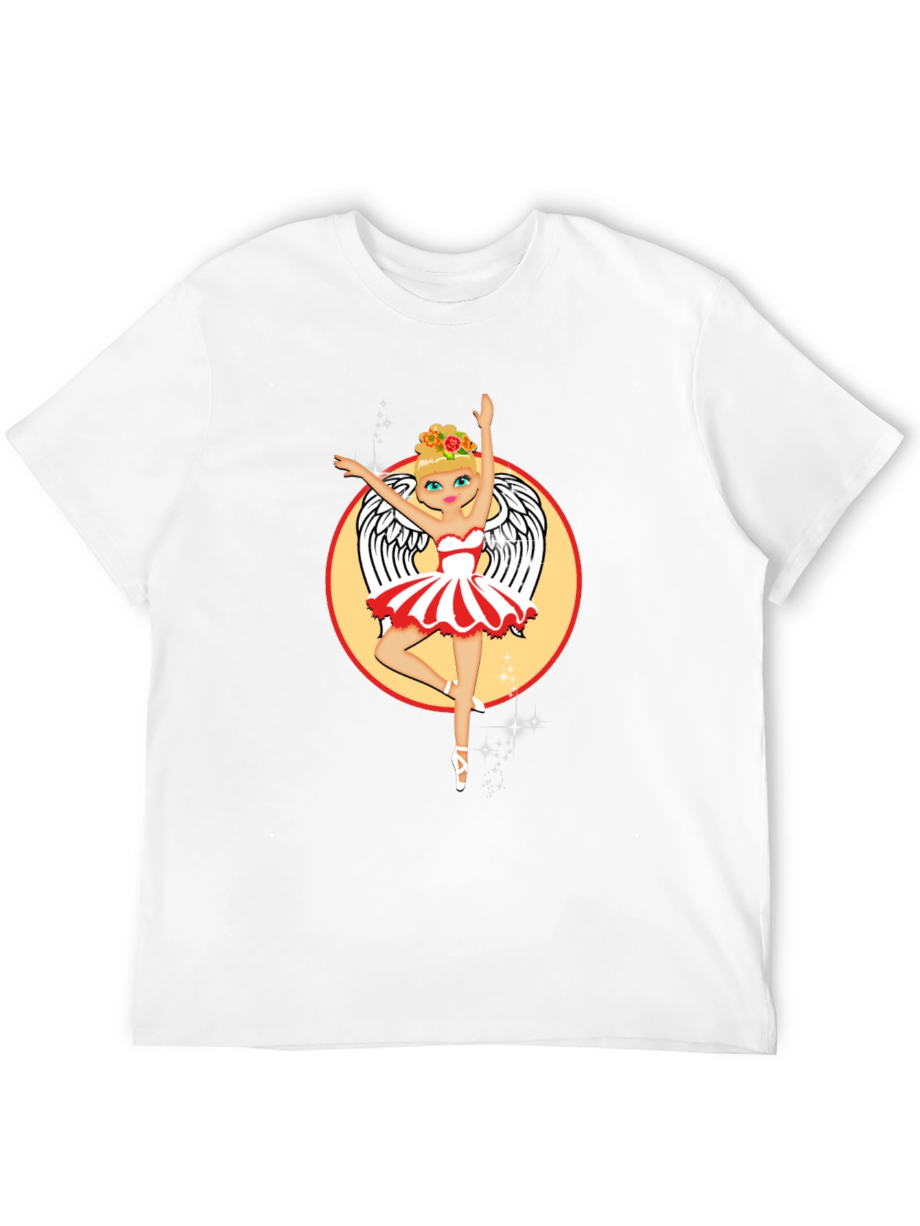 Ballerina Angel T-Shirt | Unique Graphic Tee