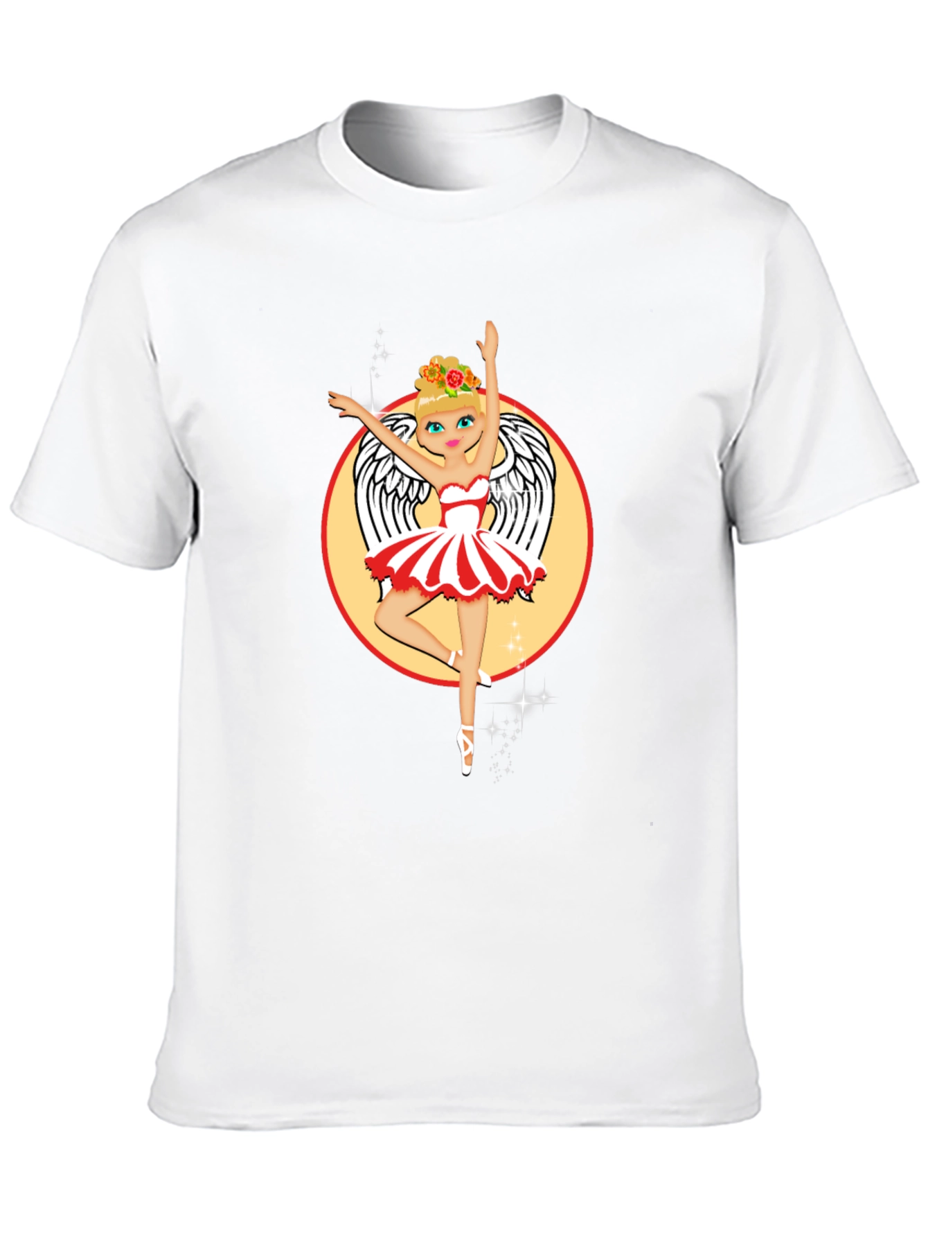 Ballerina Angel T-Shirt | Unique Graphic Tee