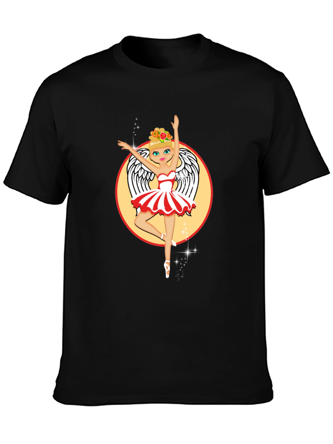 Ballerina Angel T-Shirt | Unique Graphic Tee