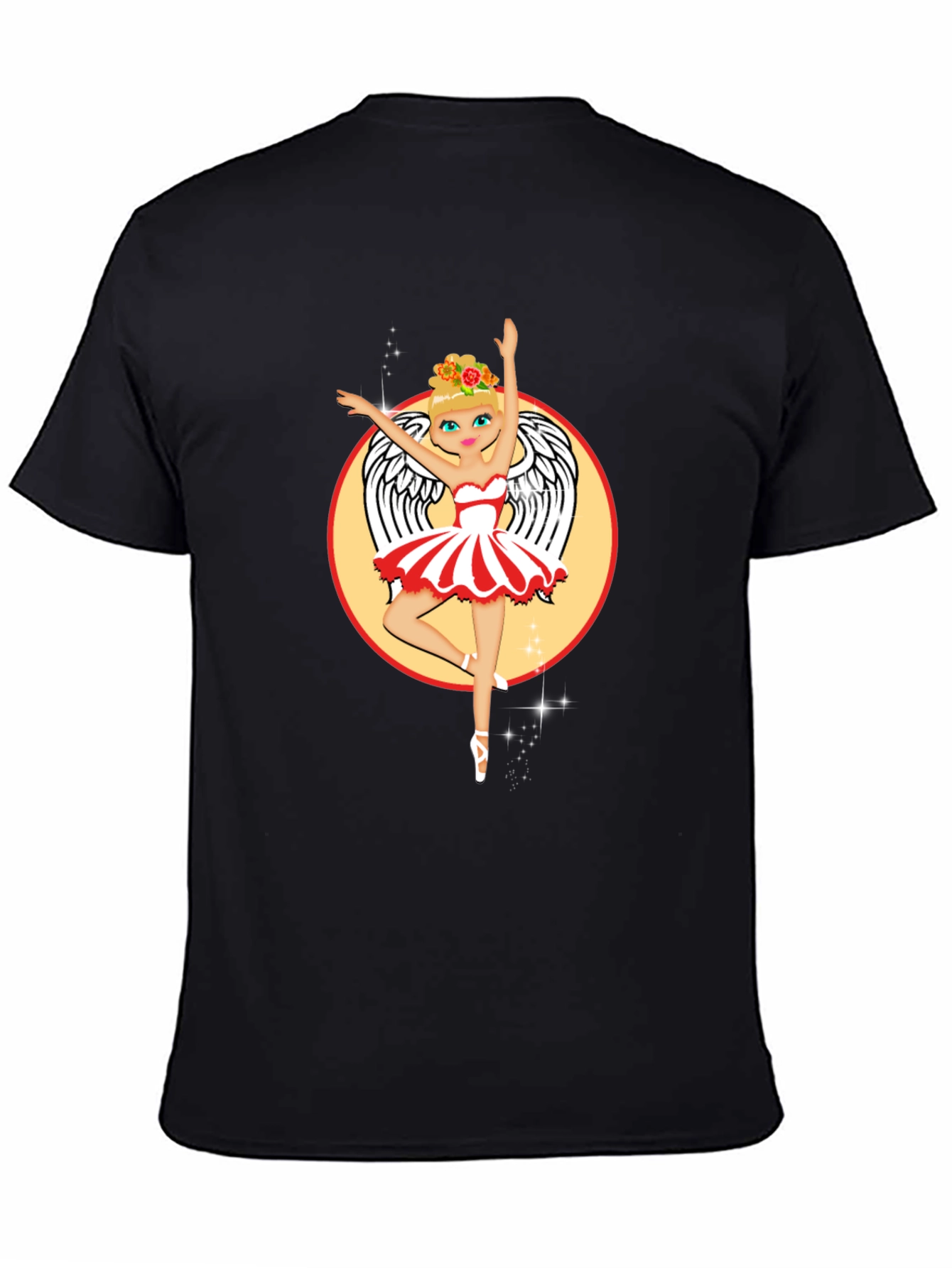 Ballerina Angel T-Shirt | Unique Graphic Tee