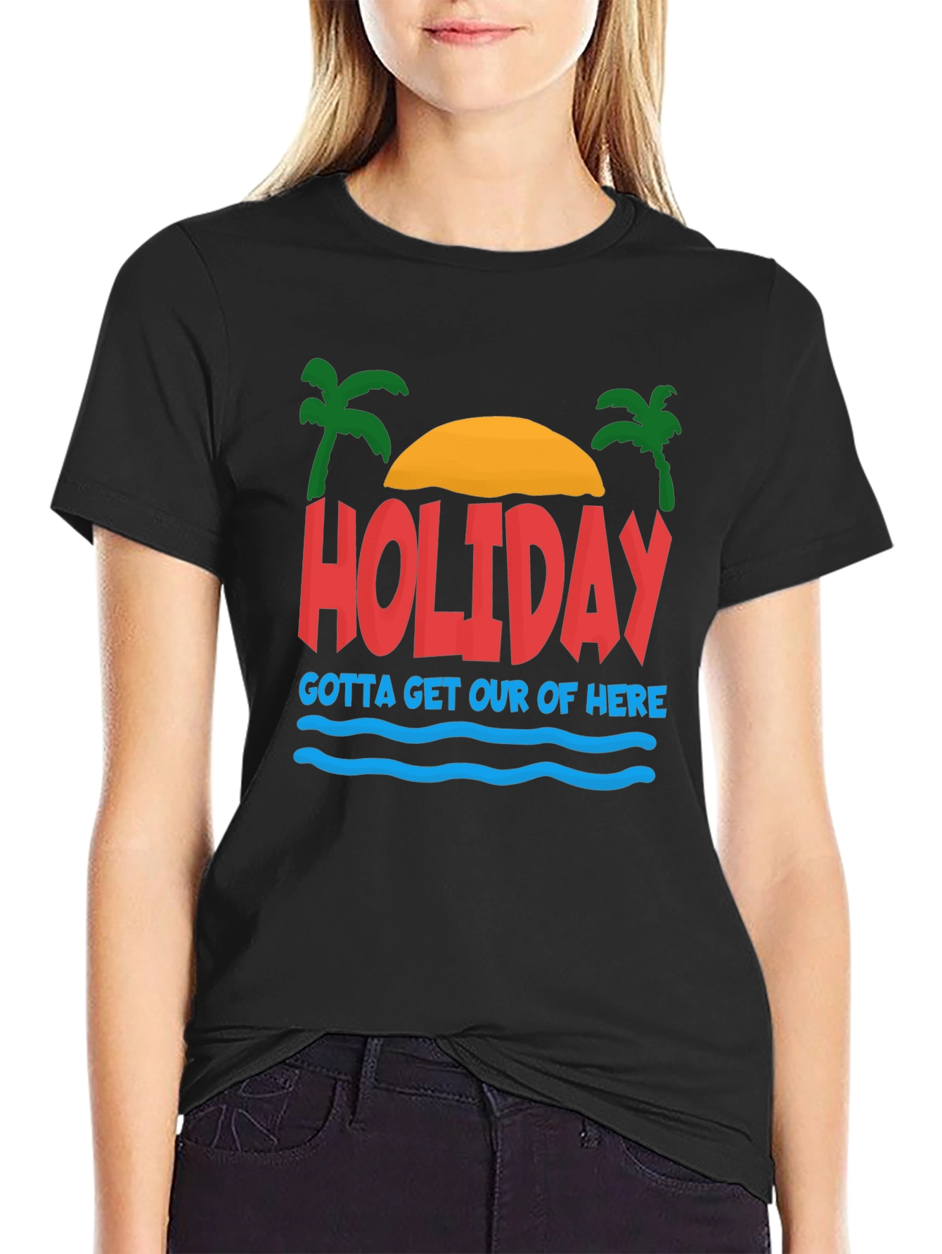 Holiday Graphic T-Shirt - Gotta Get Out Of Here