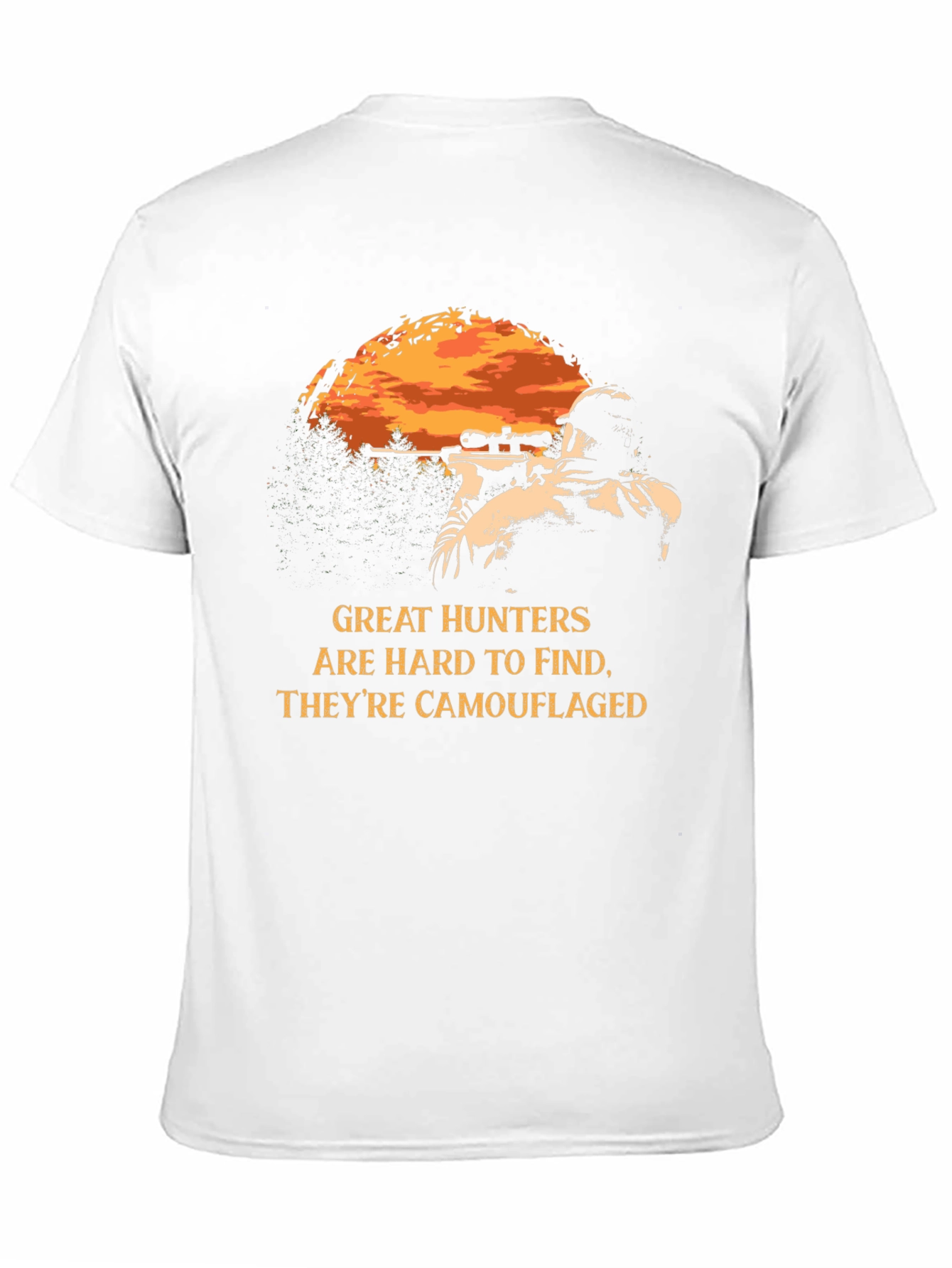 Great Hunters Camouflaged T-Shirt - Black