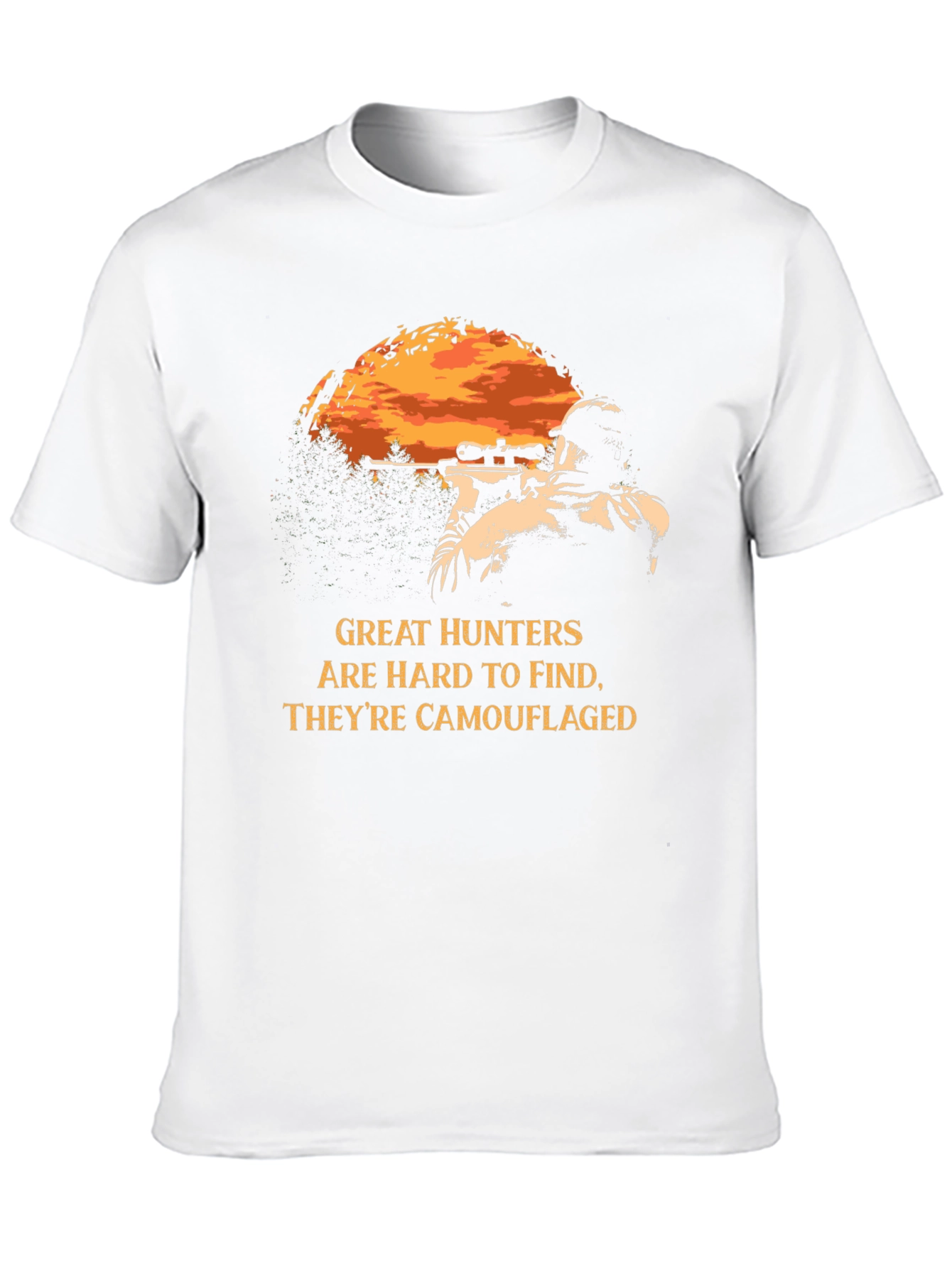 Great Hunters Camouflaged T-Shirt - Black