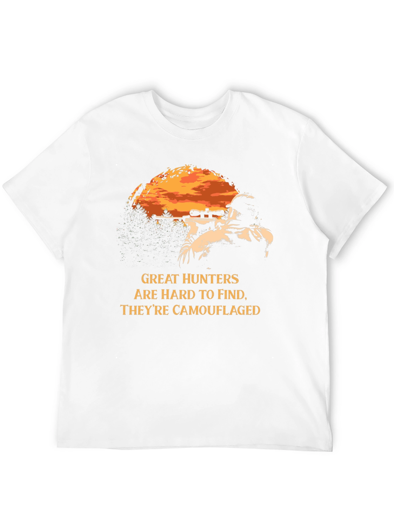 Great Hunters Camouflaged T-Shirt - Black