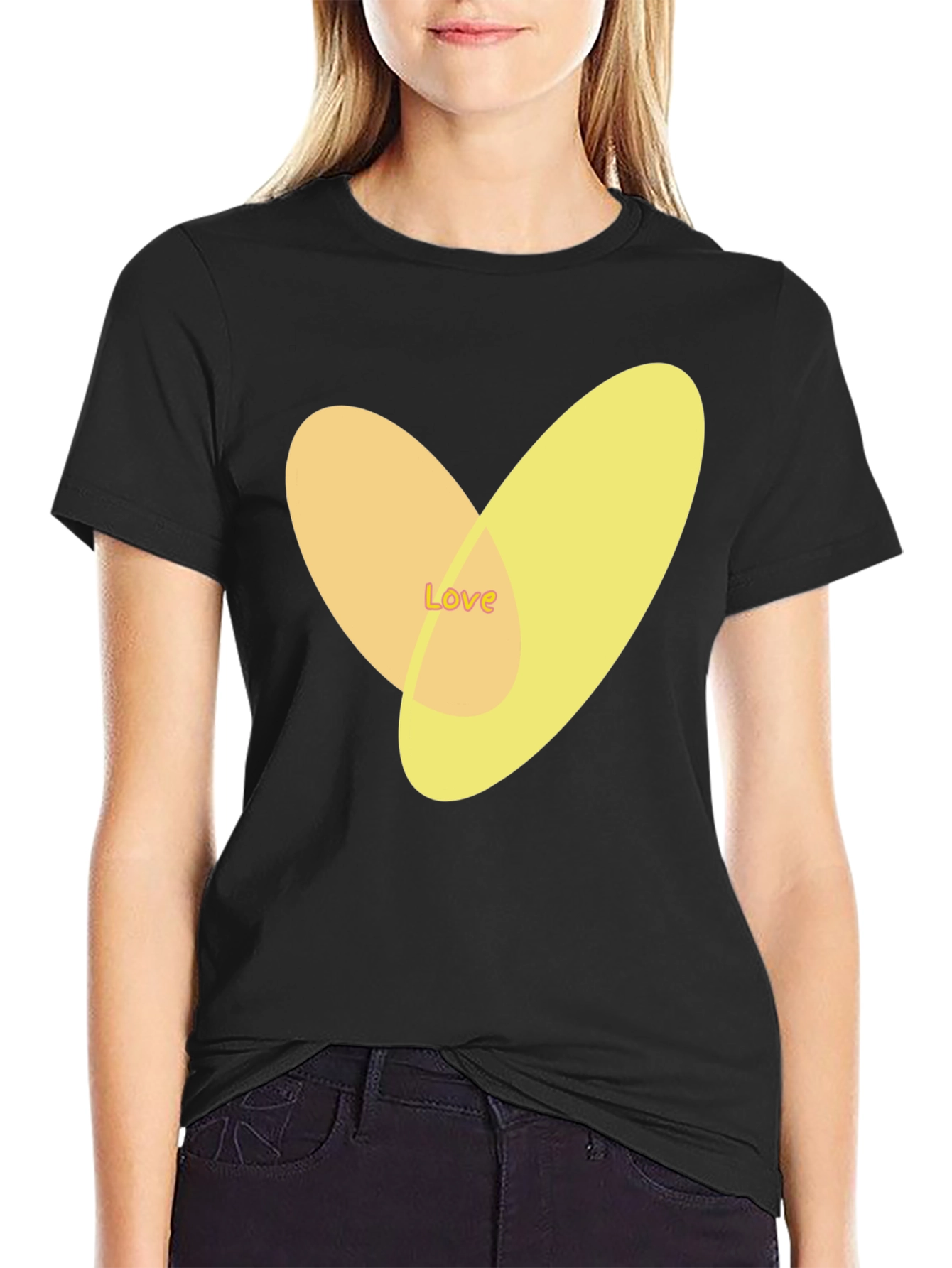 Love Heart Graphic Tee - Stylish Casual Top