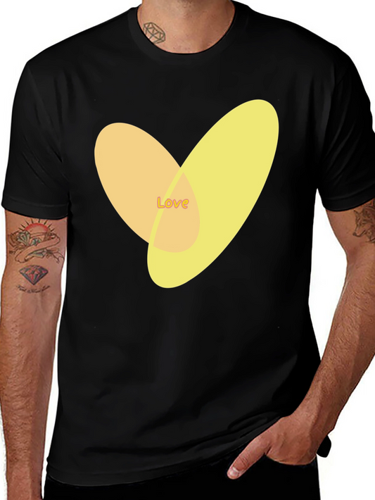 Love Heart Graphic Tee - Stylish Casual Top
