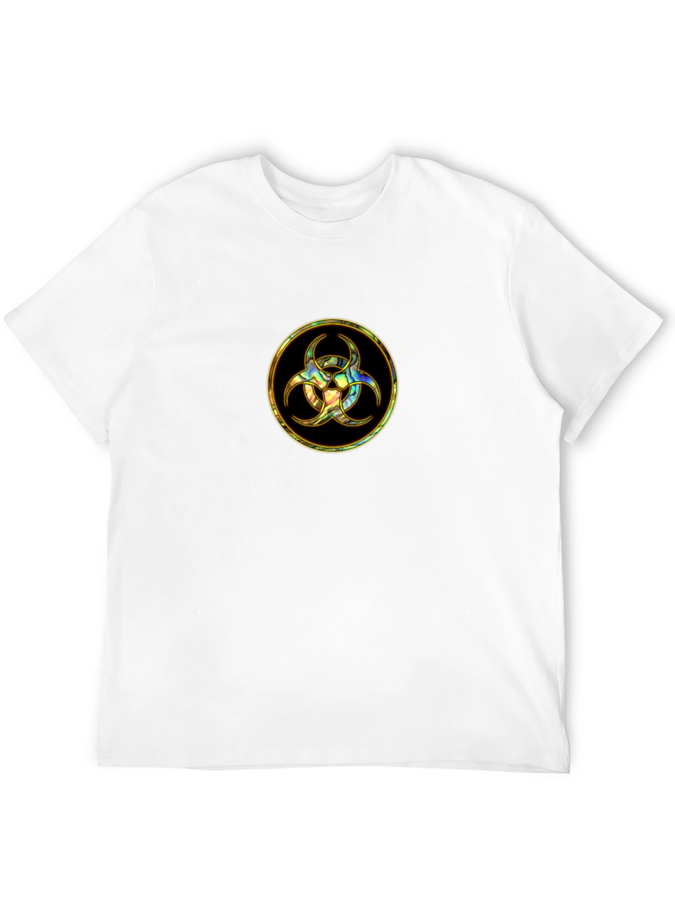 Biohazard Symbol Graphic Tee - Black