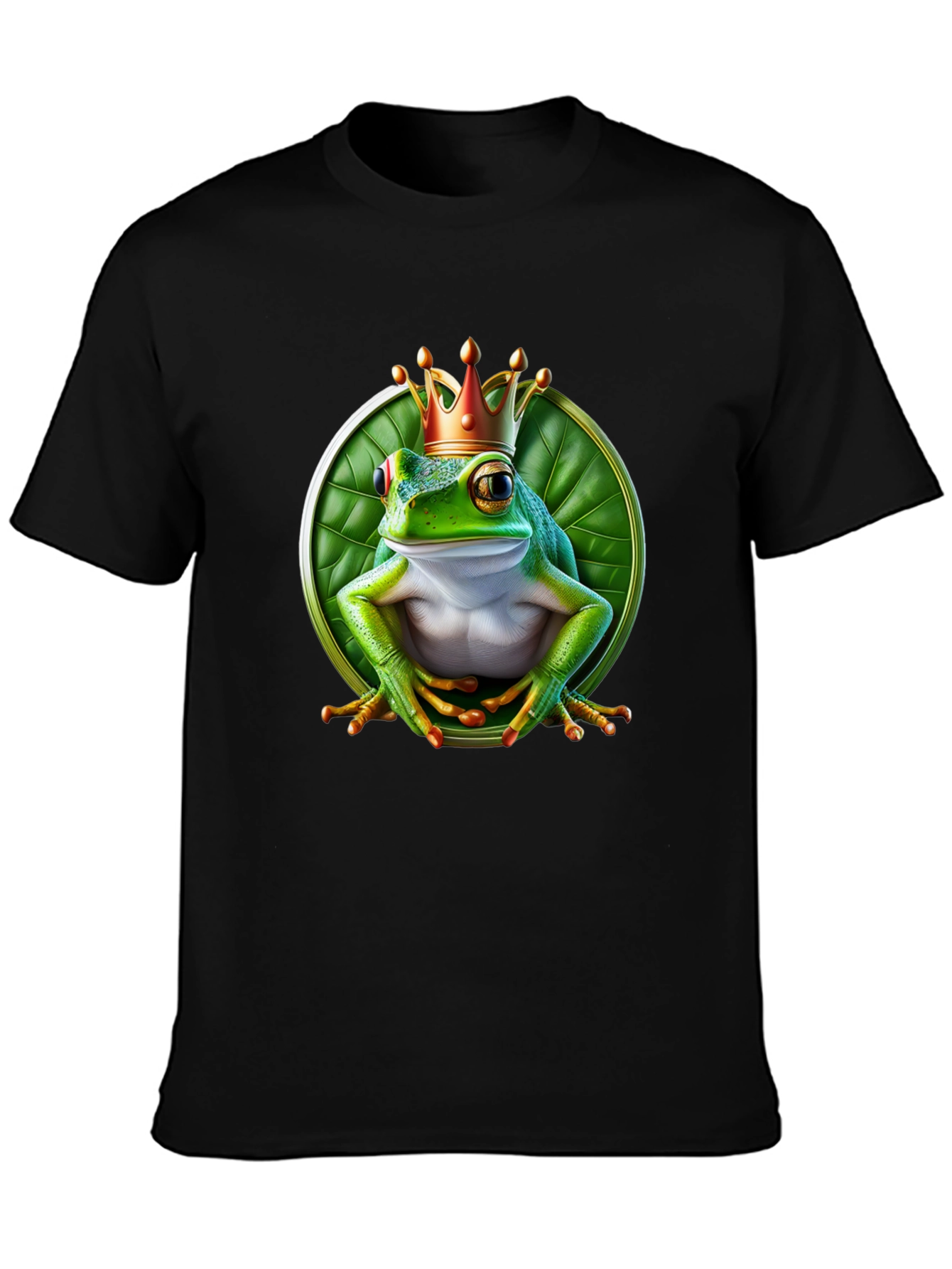 Frog King T-Shirt - Funny Animal Graphic Tee
