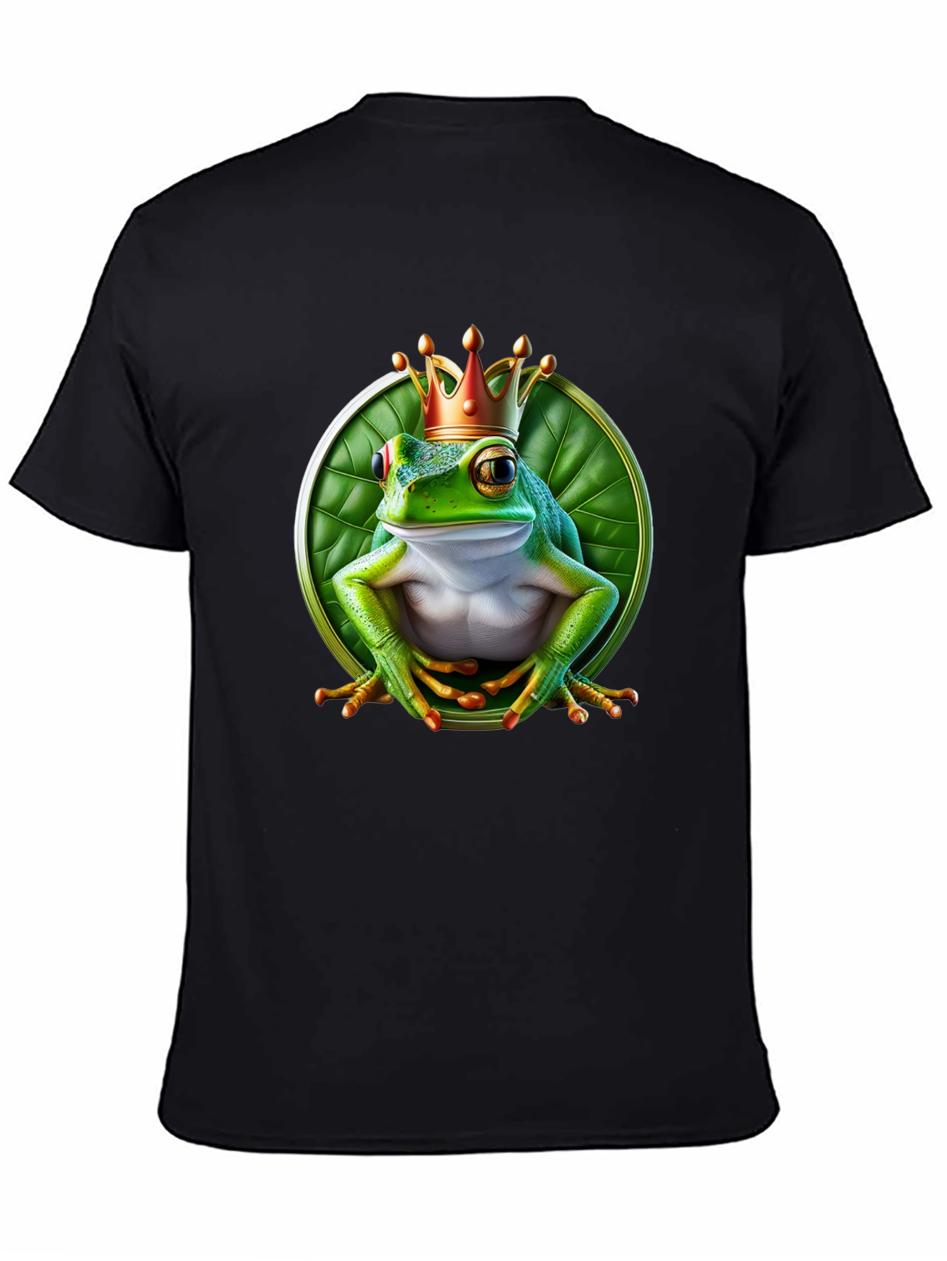 Frog King T-Shirt - Funny Animal Graphic Tee