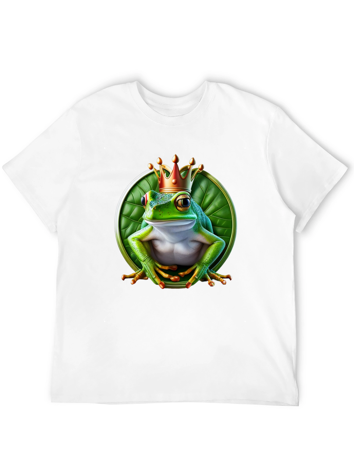 Frog King T-Shirt - Funny Animal Graphic Tee