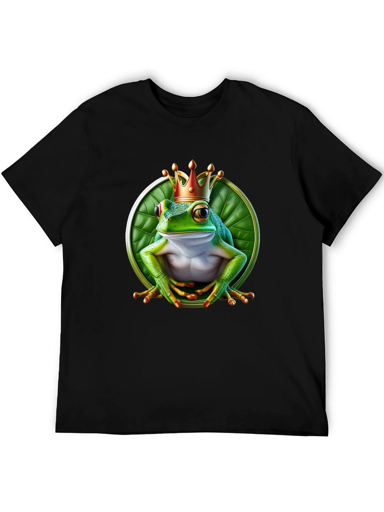 Frog King T-Shirt - Funny Animal Graphic Tee