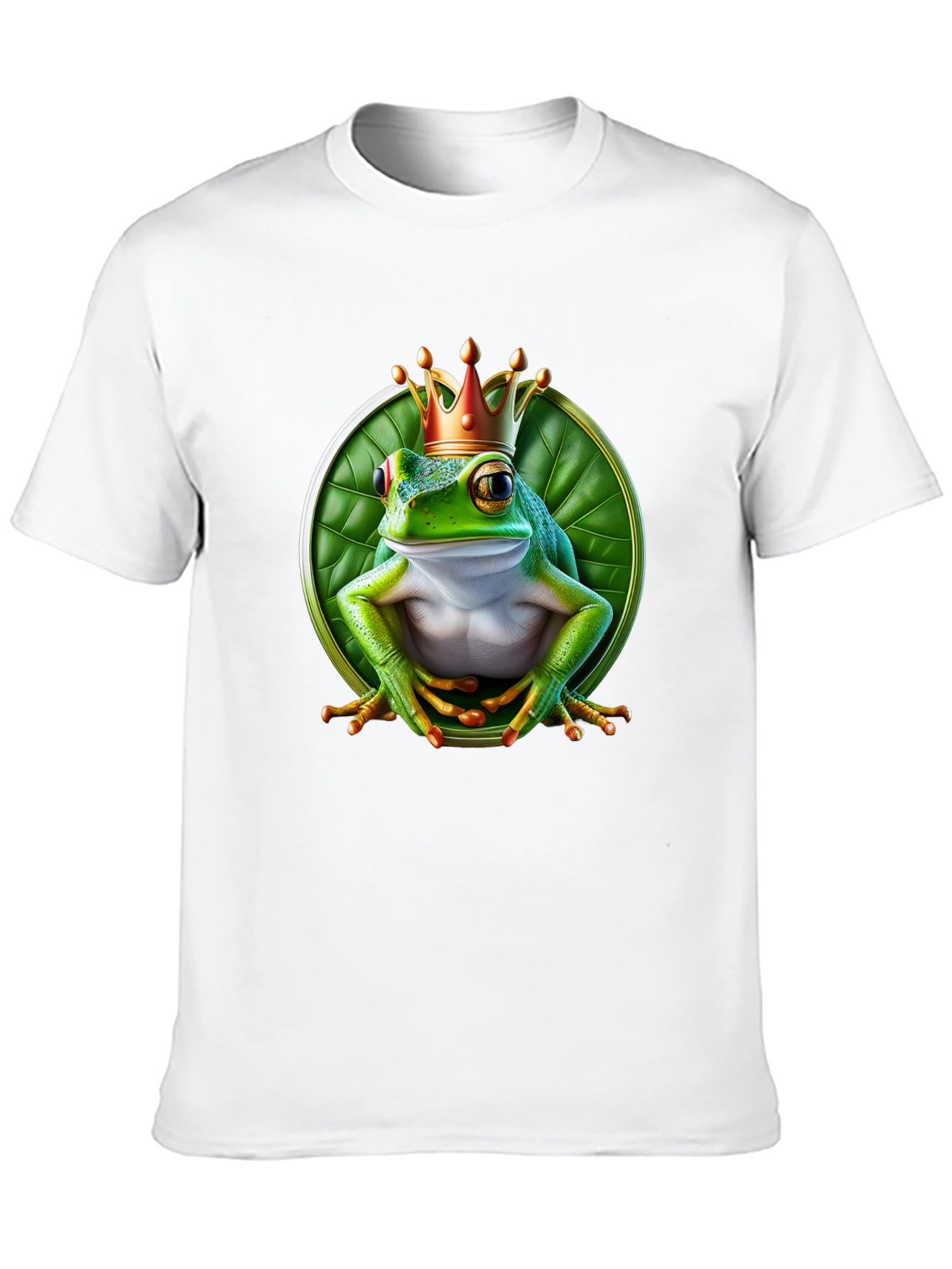 Frog King T-Shirt - Funny Animal Graphic Tee