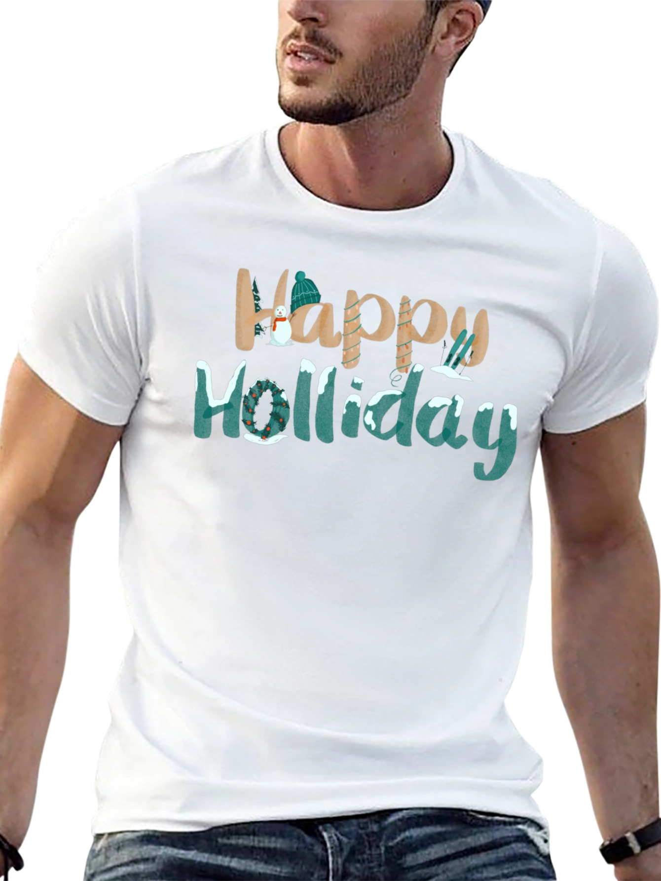 Festive Happy Holiday T-Shirt