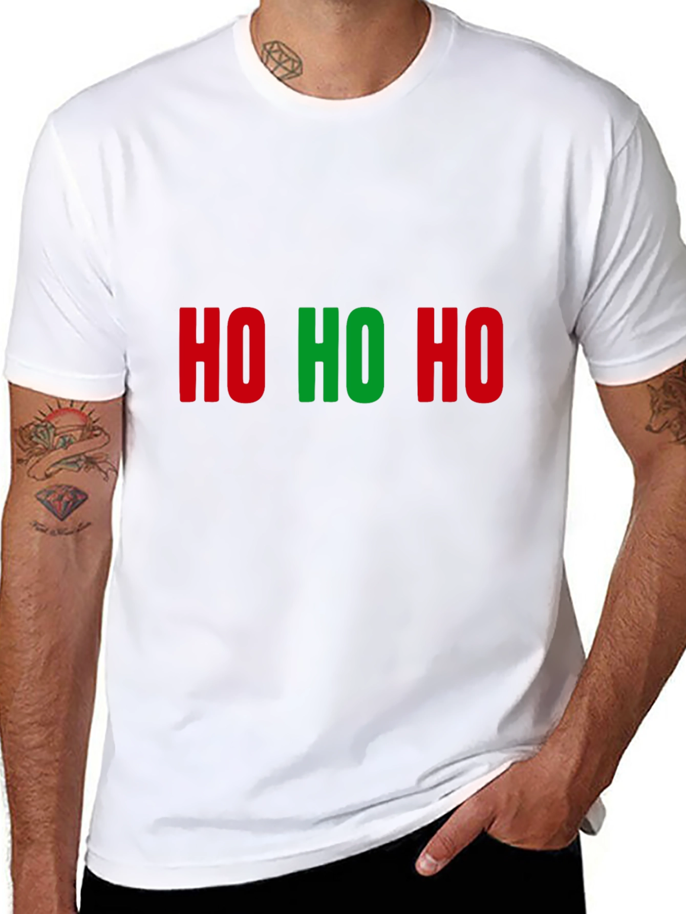 Festive HO HO HO Christmas T-Shirt