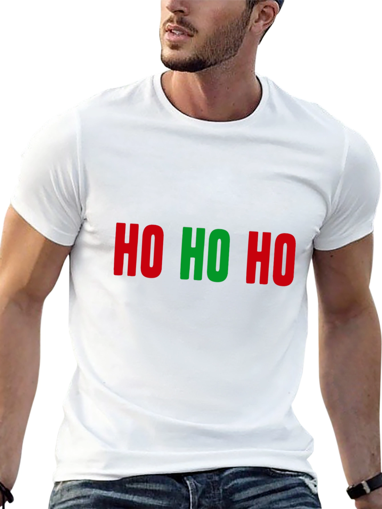 Festive HO HO HO Christmas T-Shirt
