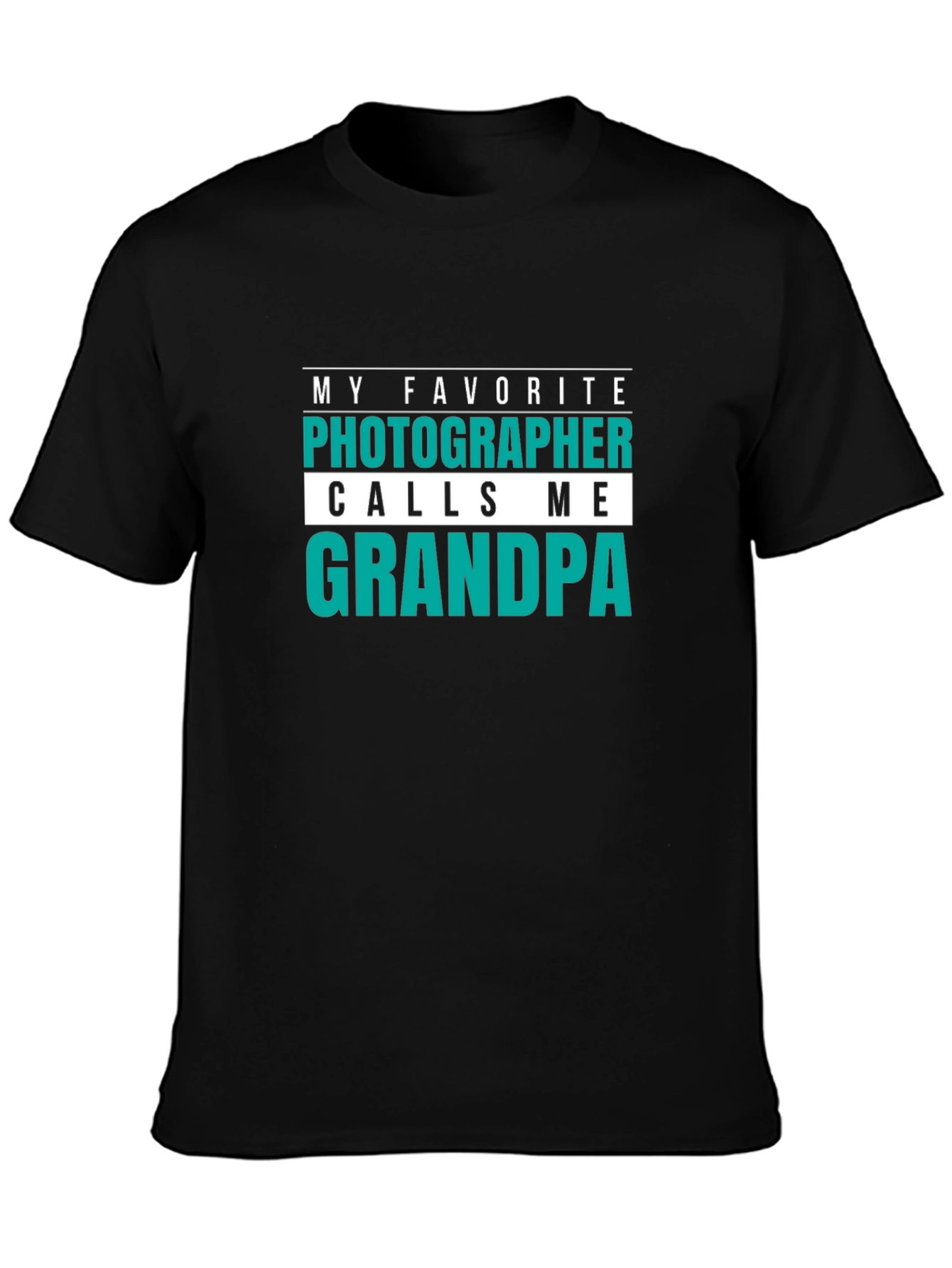 Photographer Grandpa Graphic Tee