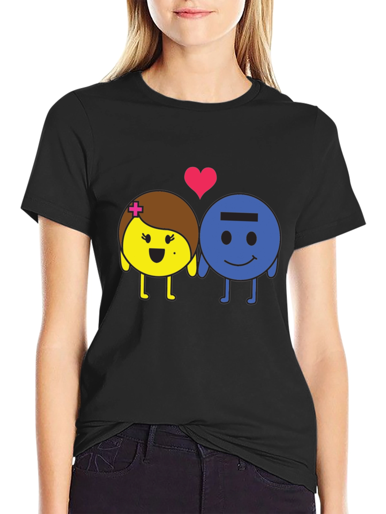 Chemistry Couple T-Shirt: Plus & Minus Love