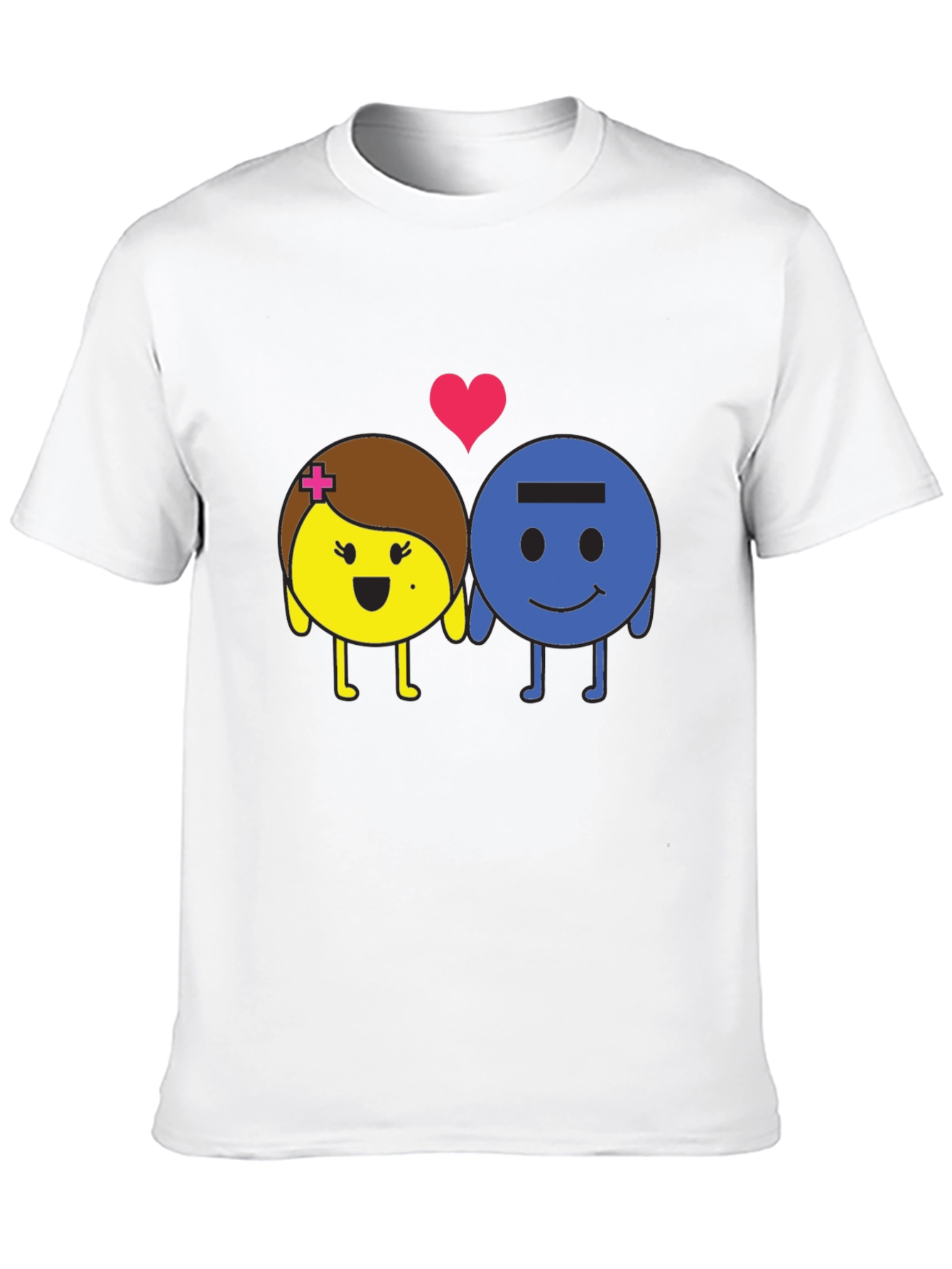 Chemistry Couple T-Shirt: Plus & Minus Love