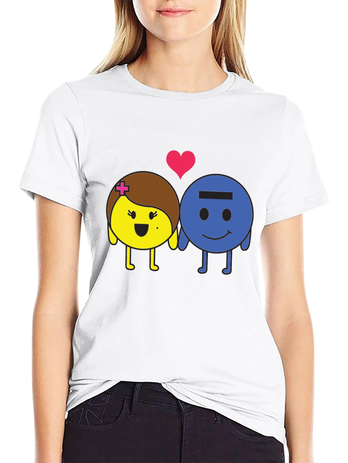 Chemistry Couple T-Shirt: Plus & Minus Love