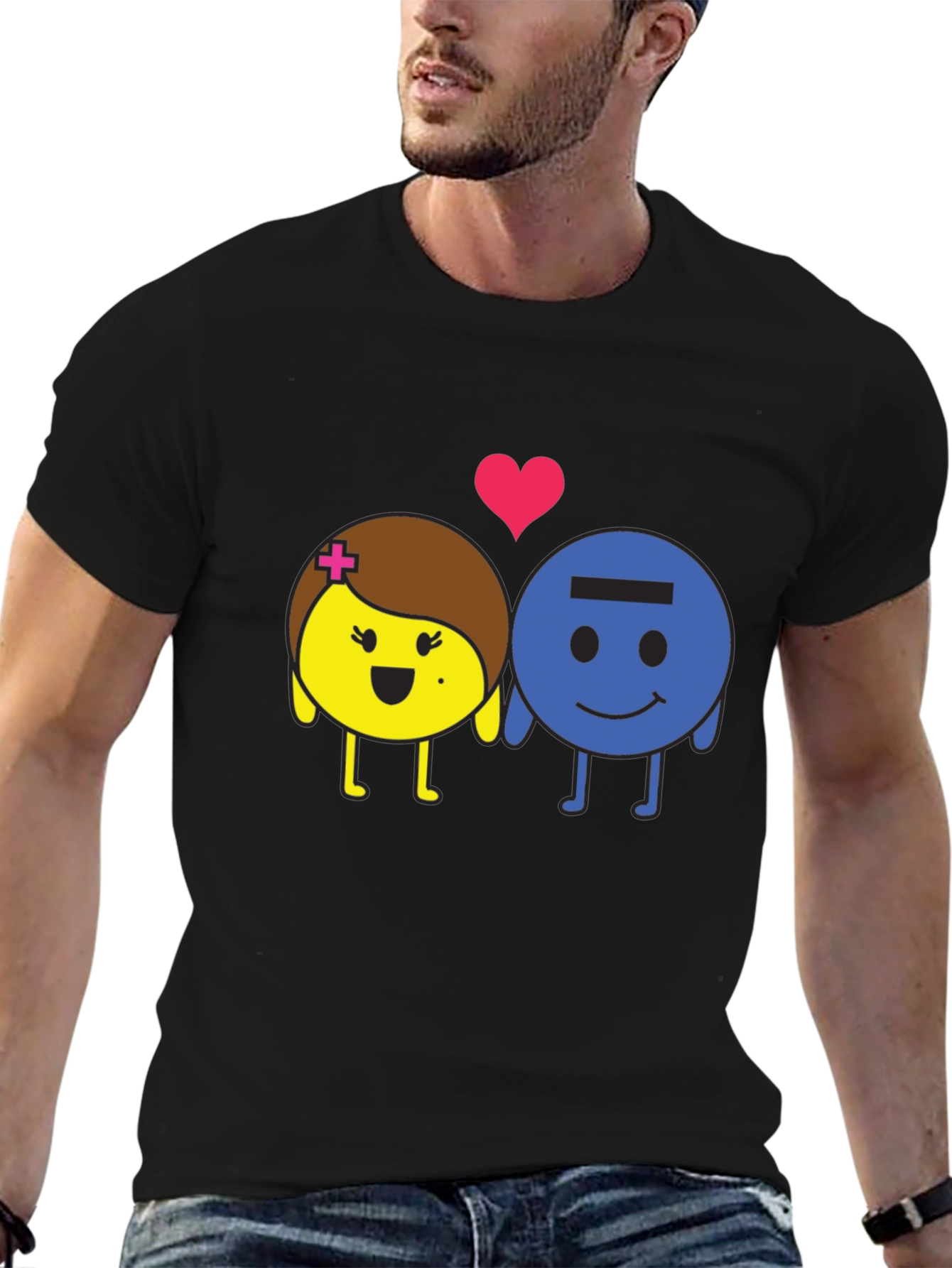 Chemistry Couple T-Shirt: Plus & Minus Love