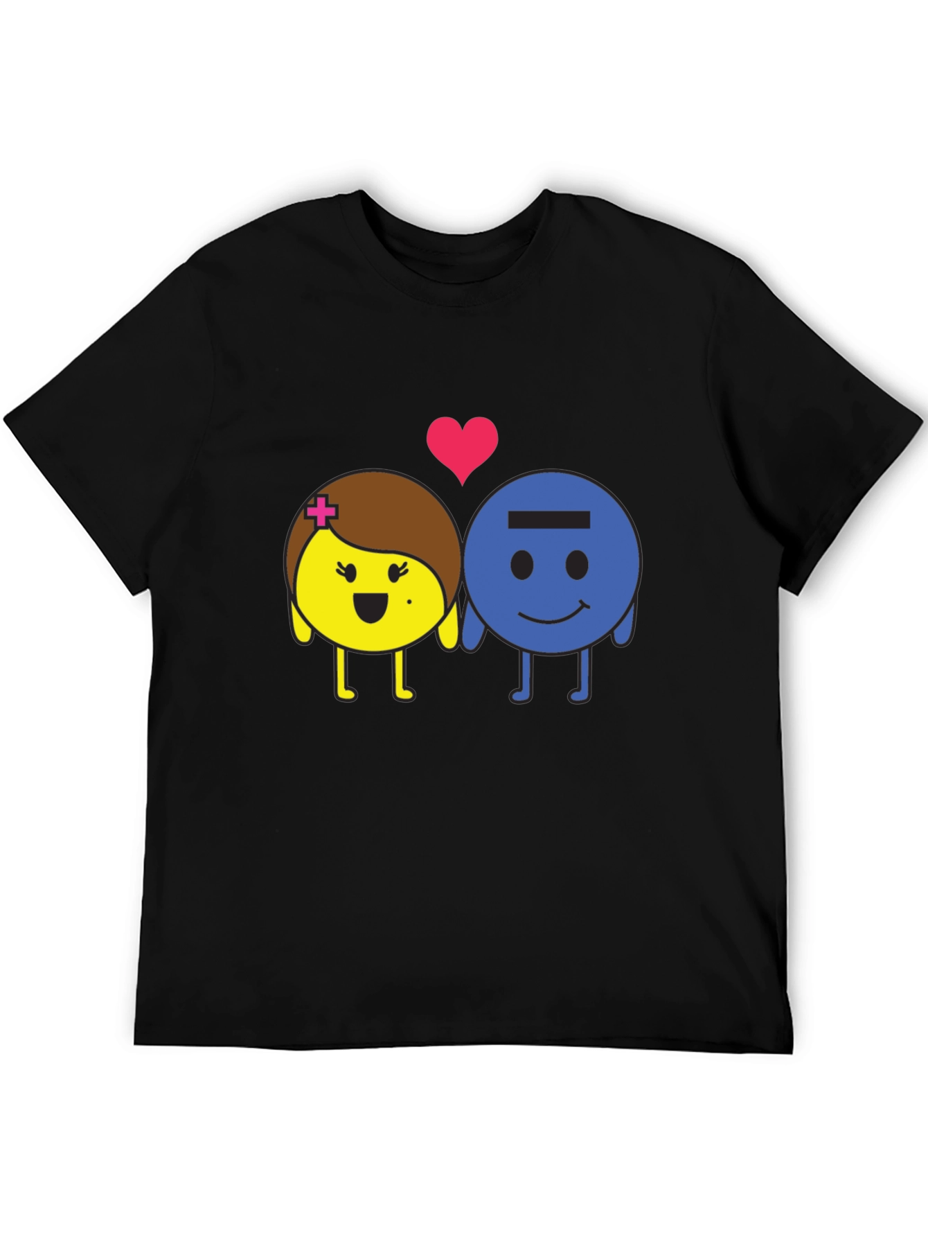 Chemistry Couple T-Shirt: Plus & Minus Love