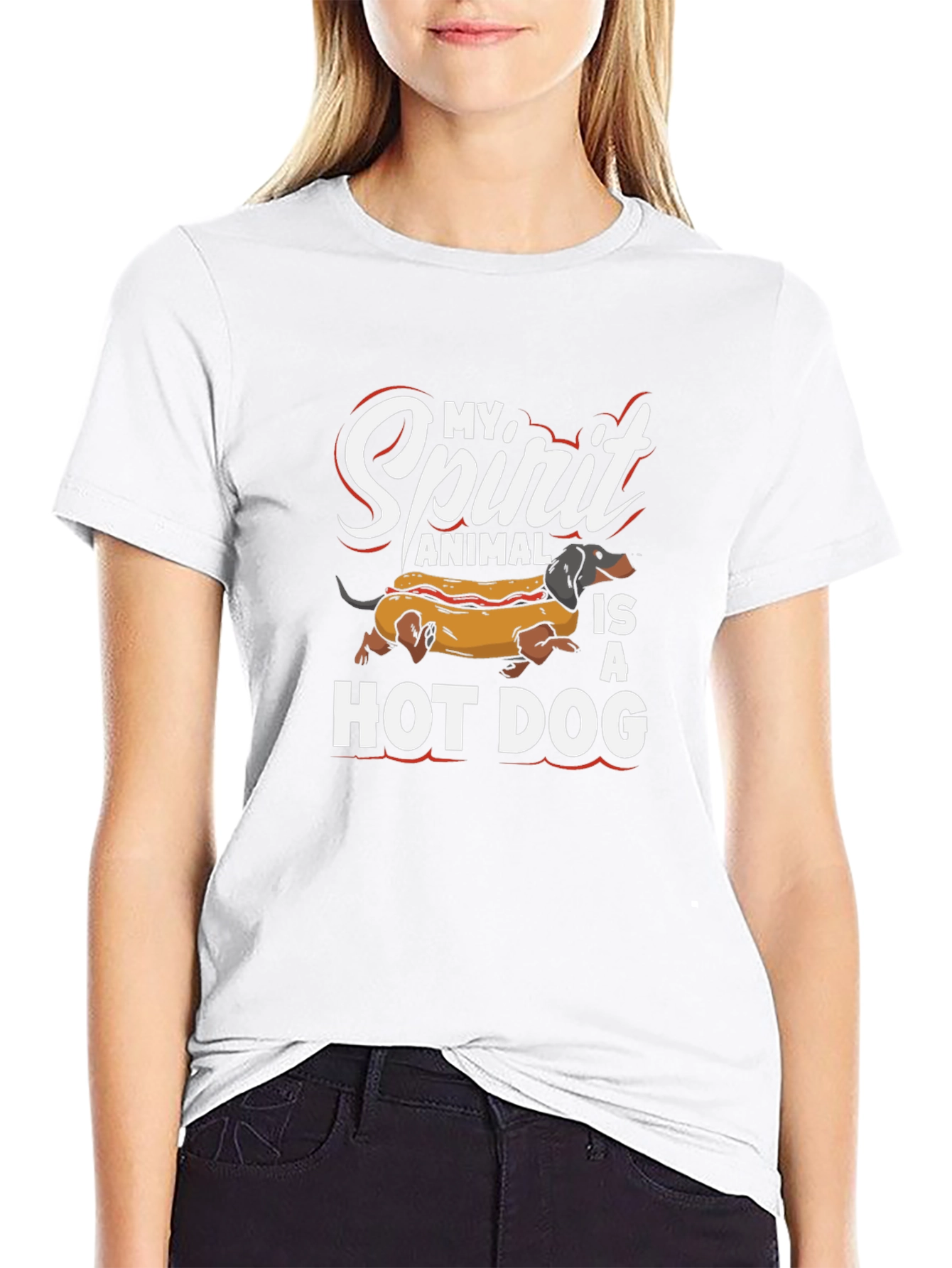 My Spirit Animal is a Hot Dog T-Shirt