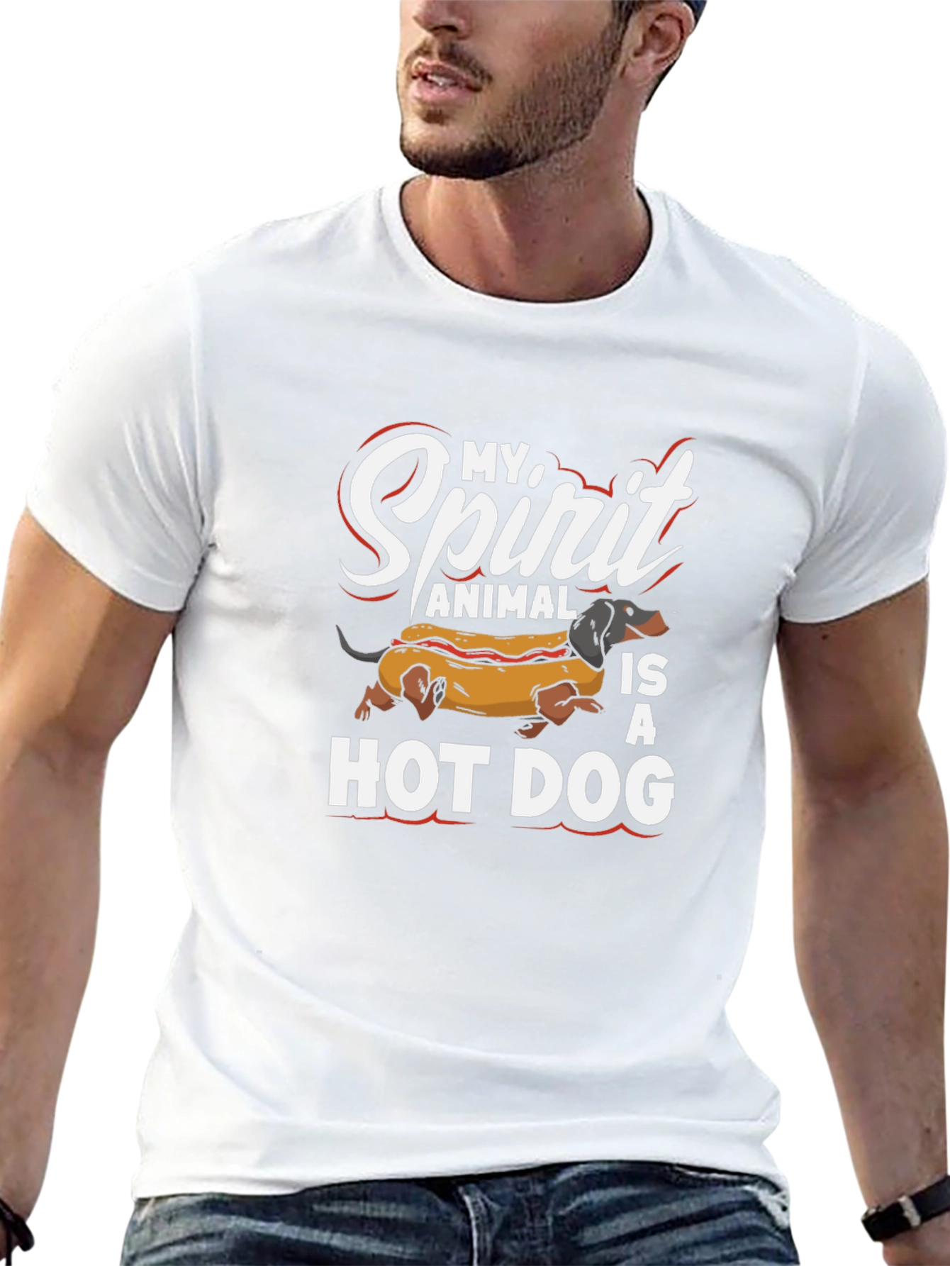 My Spirit Animal is a Hot Dog T-Shirt