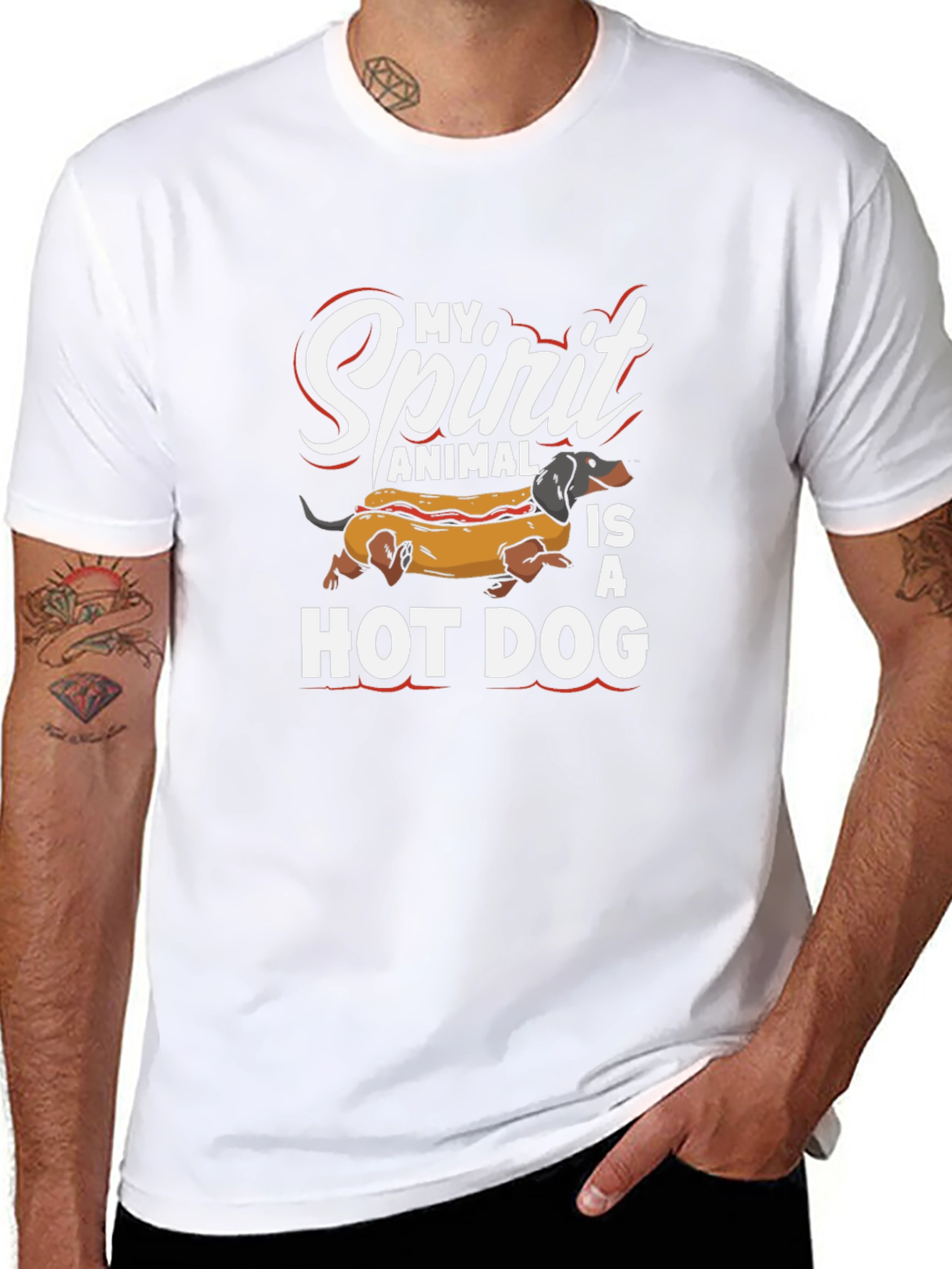 My Spirit Animal is a Hot Dog T-Shirt