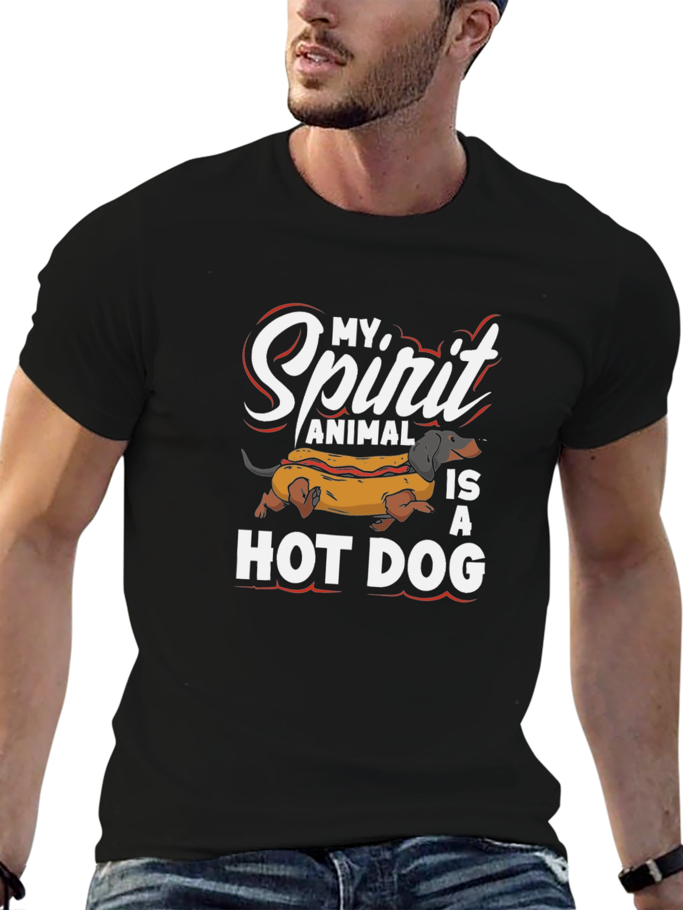 My Spirit Animal is a Hot Dog T-Shirt