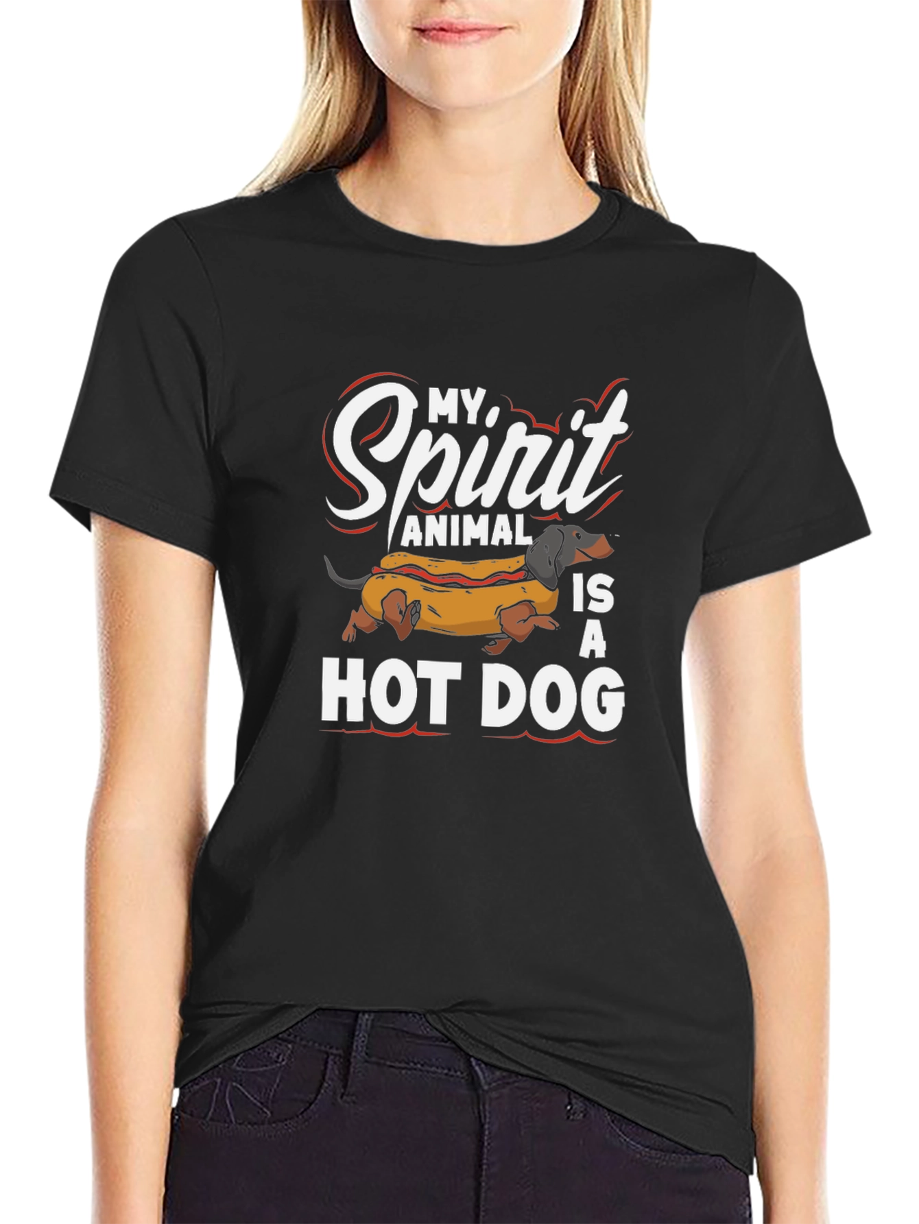 My Spirit Animal is a Hot Dog T-Shirt