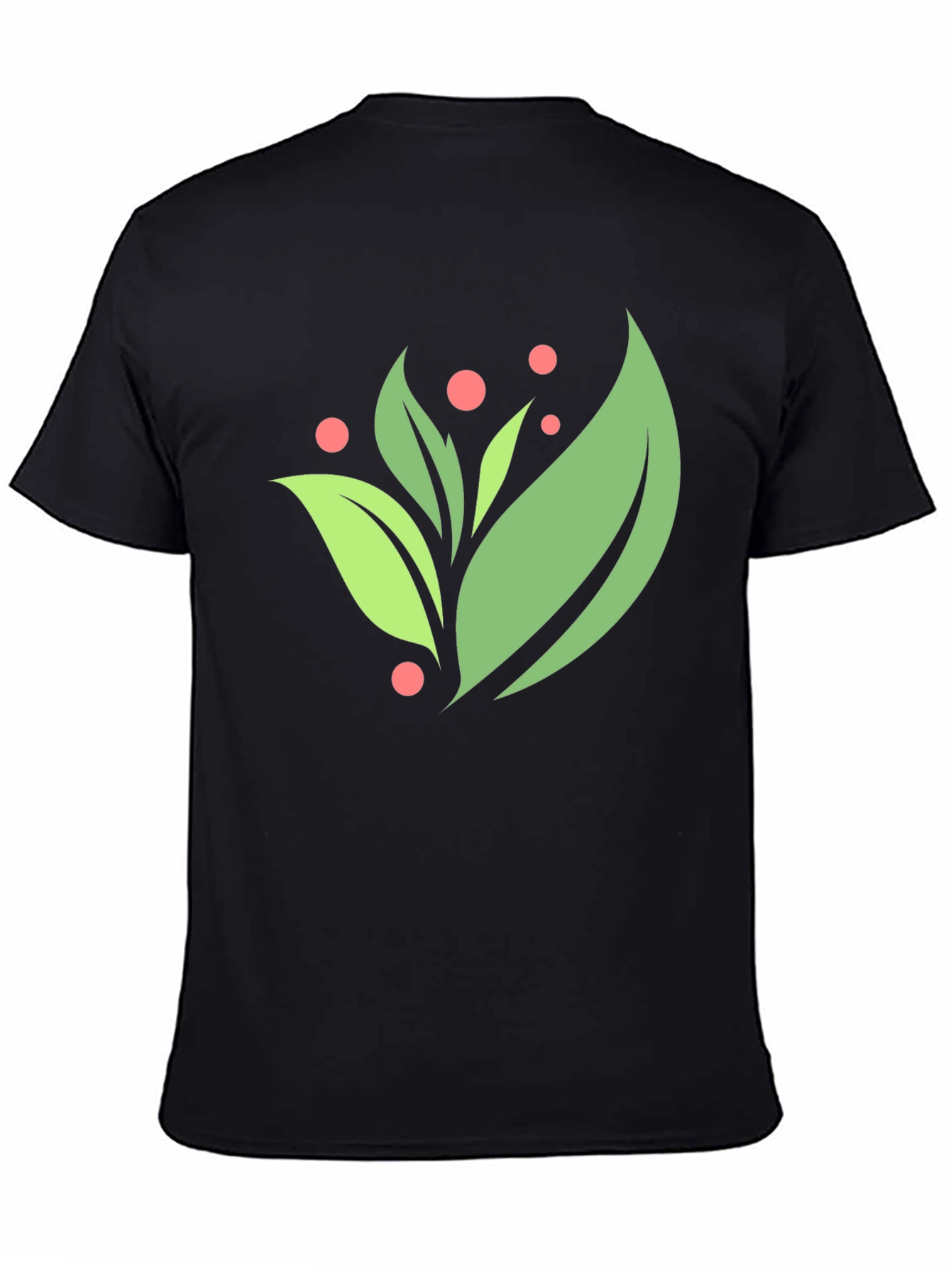 Nature Inspired Black T-Shirt