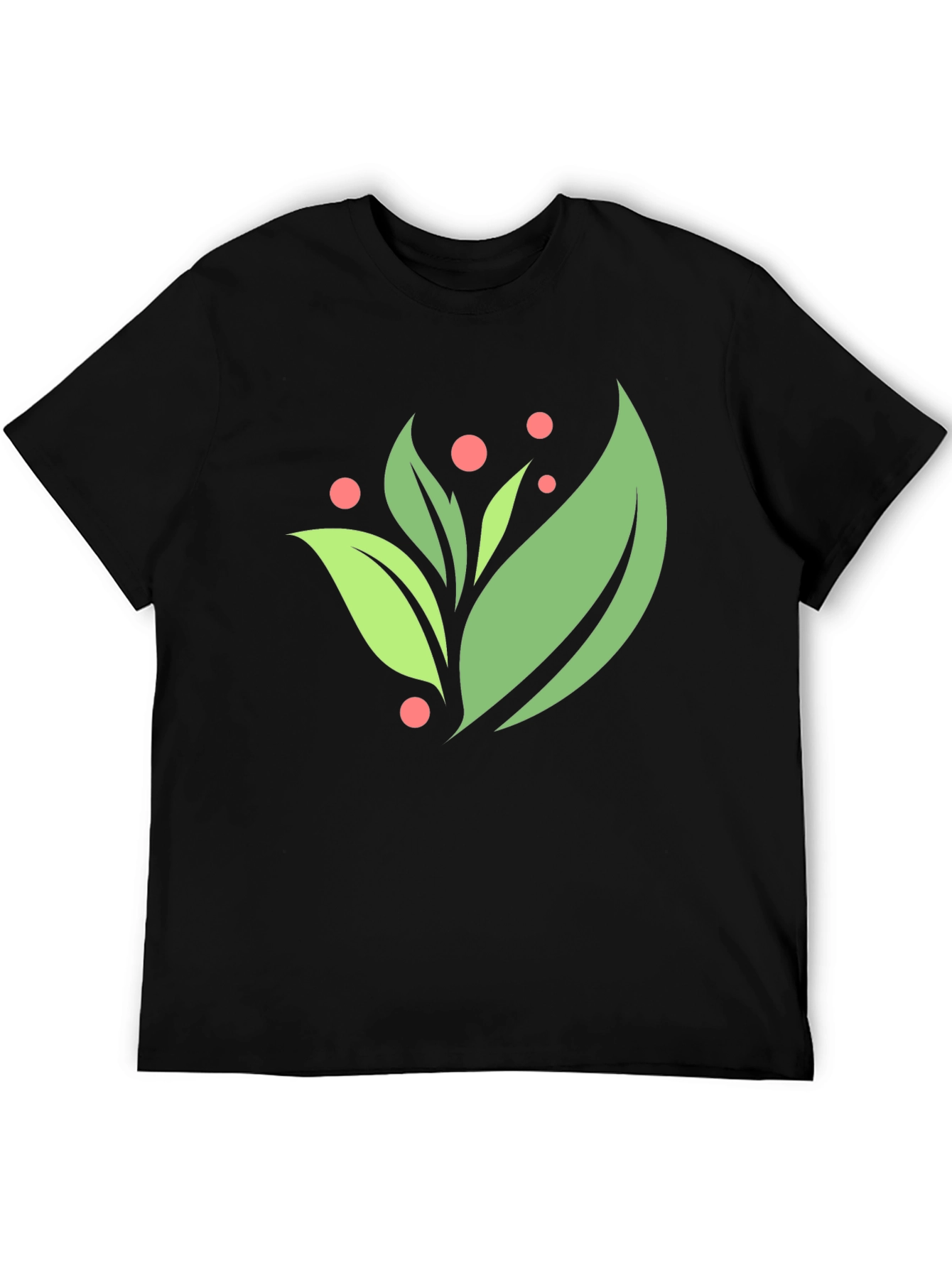 Nature Inspired Black T-Shirt
