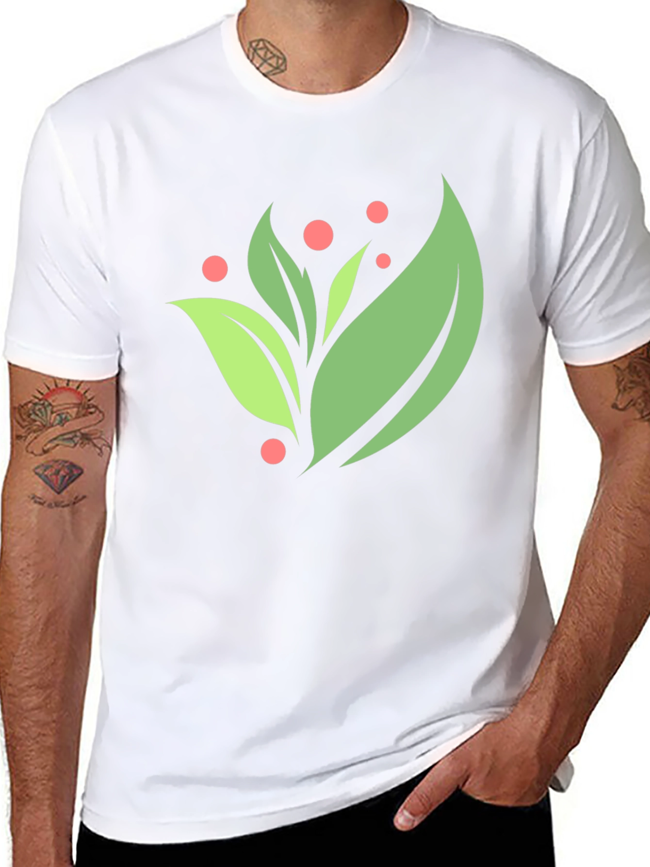 Nature Inspired Black T-Shirt
