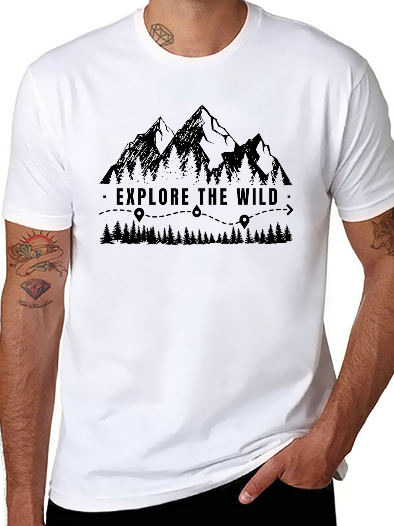 Explore the Wild Mountain Graphic T-Shirt
